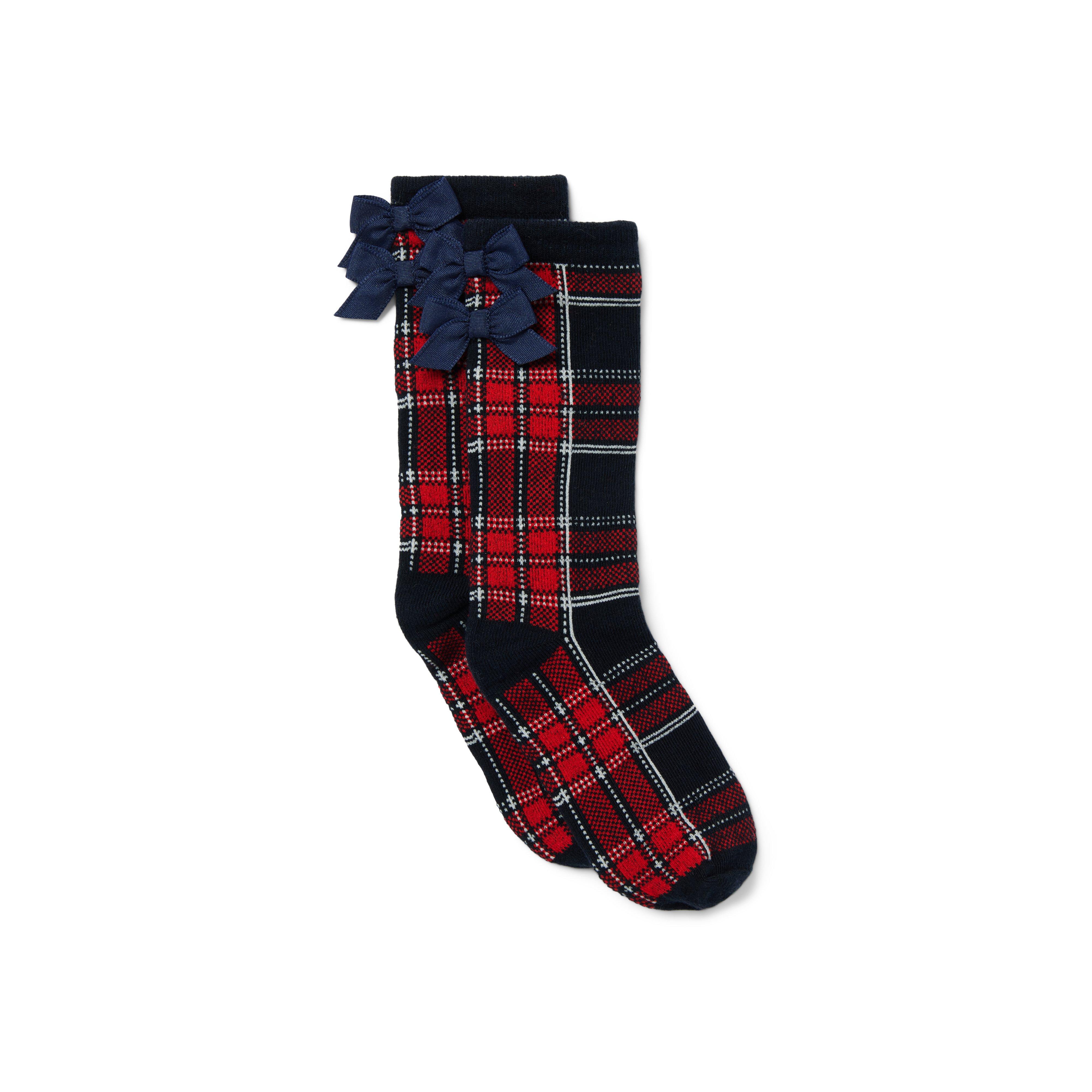 Tartan Bow Sock