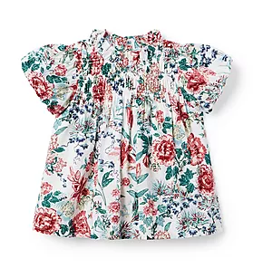 The Olivia Smocked Top