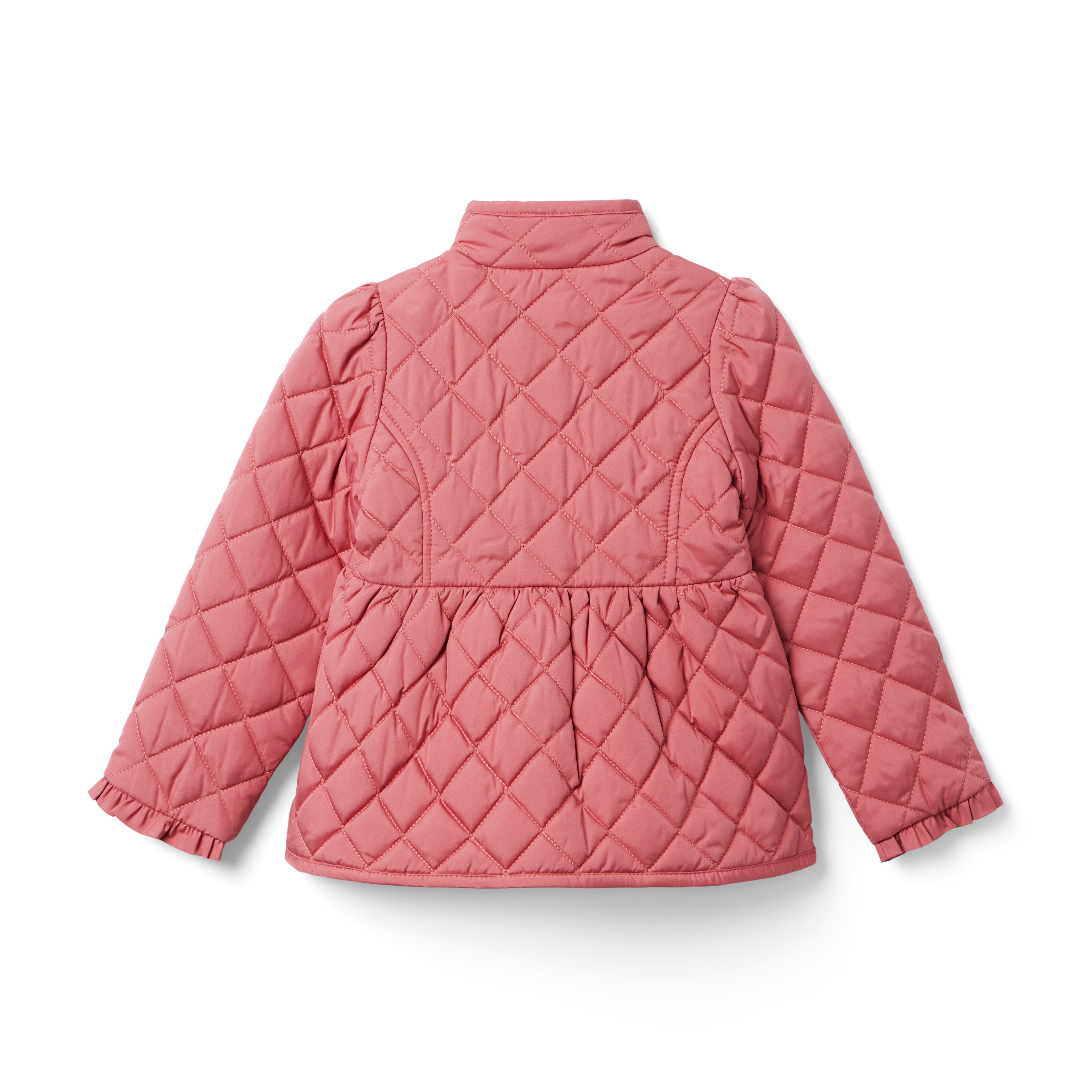 Girl Mauvewood The Quilted Barn Coat by Janie and Jack