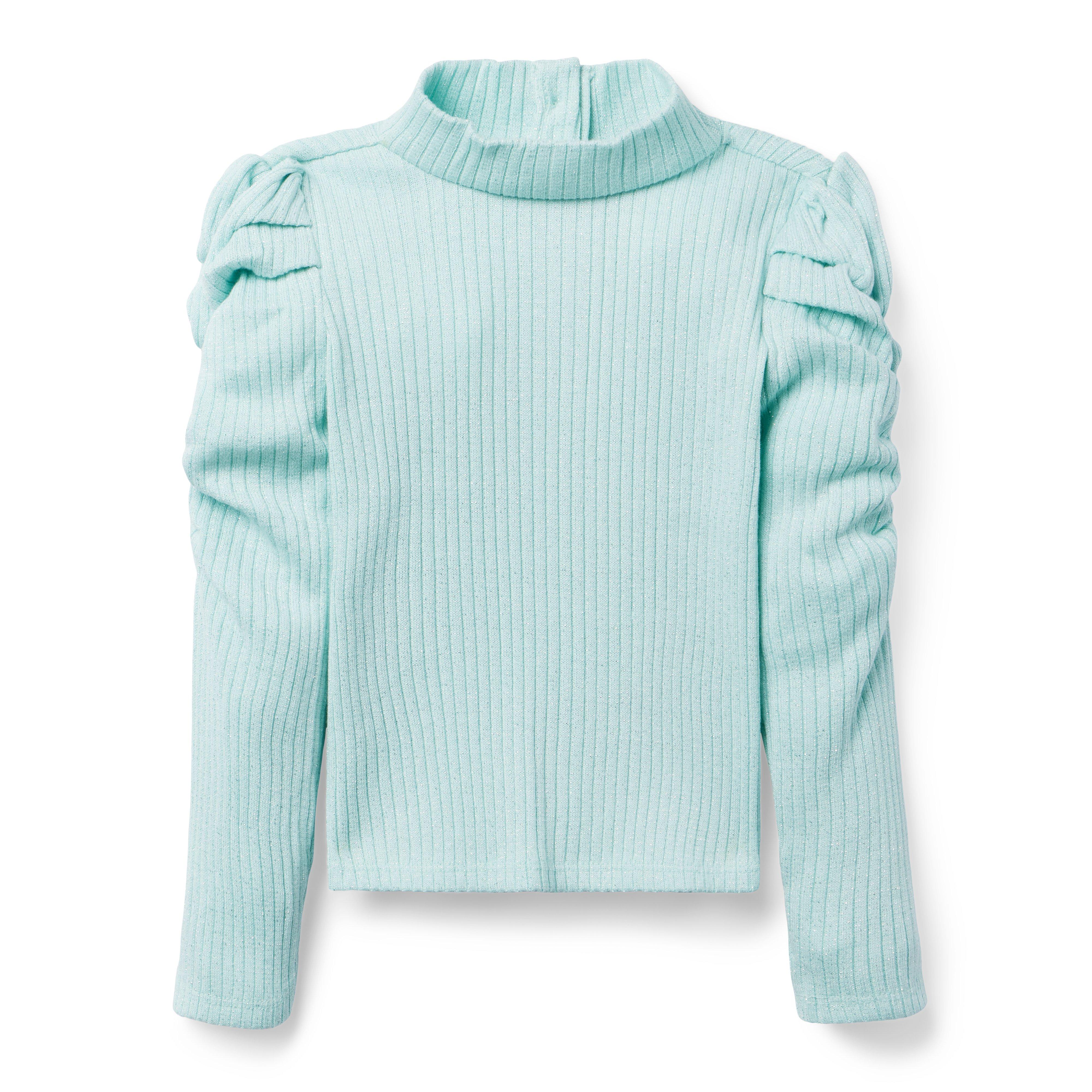 Ribbed Puff Sleeve Top image number 0