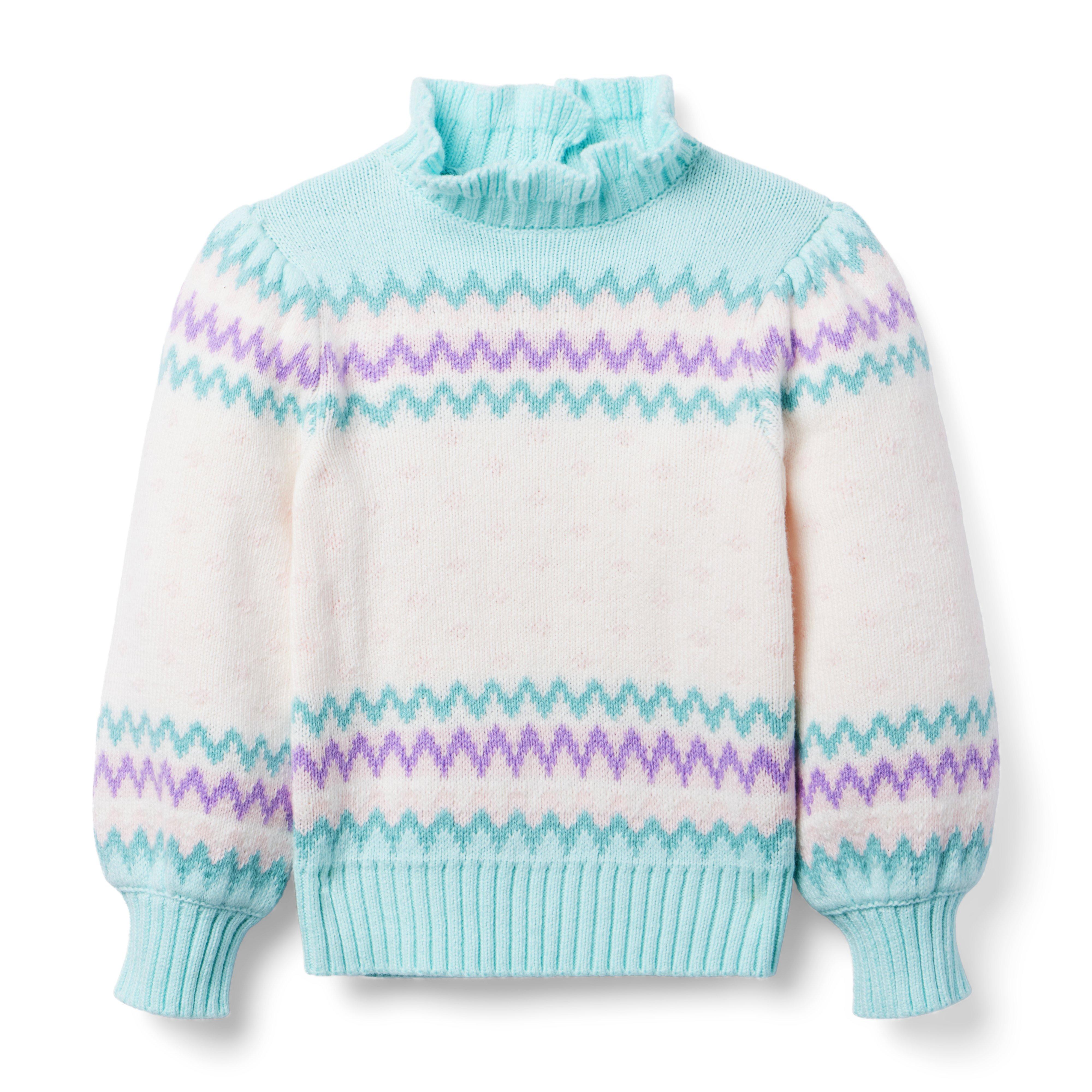 Girl Cream And Sugar Fair Isle The Forever Fair Isle Sweater by Janie ...