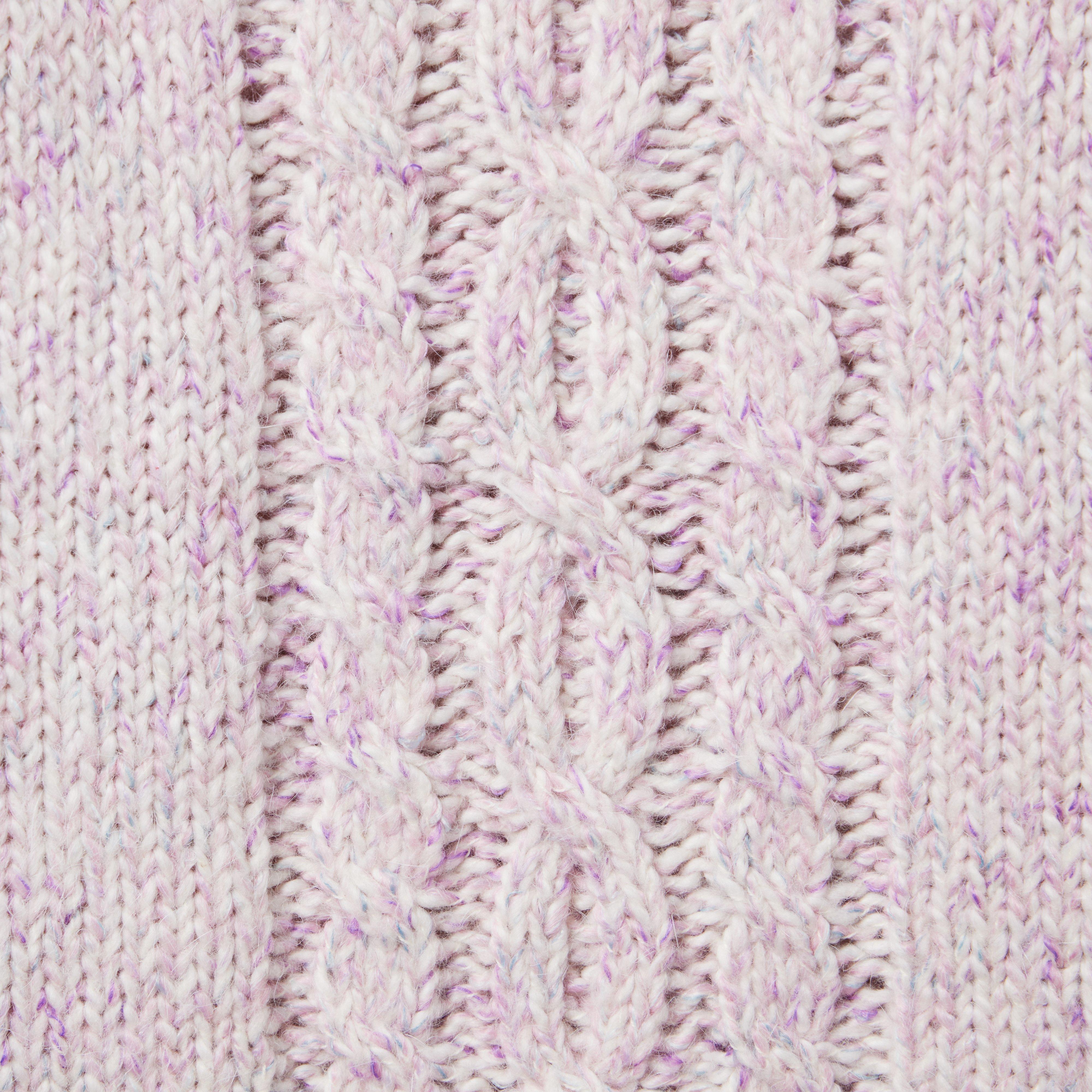 Cable Knit Marled Sweater image number 2