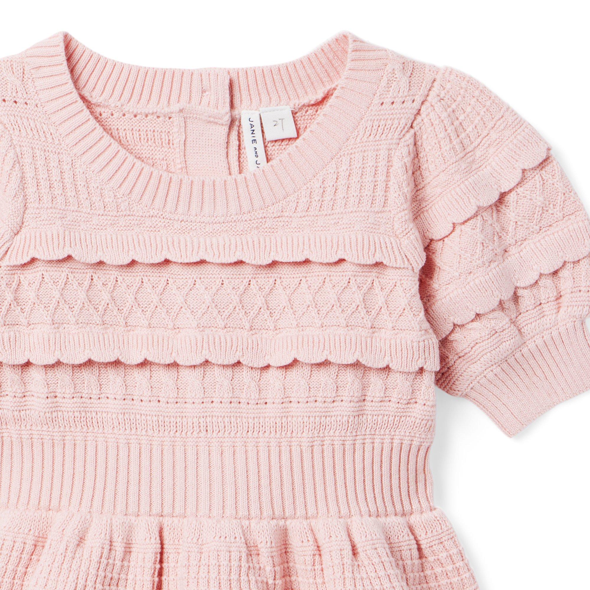 Girl Peachskin The Heights Sweater Dress by Janie and Jack