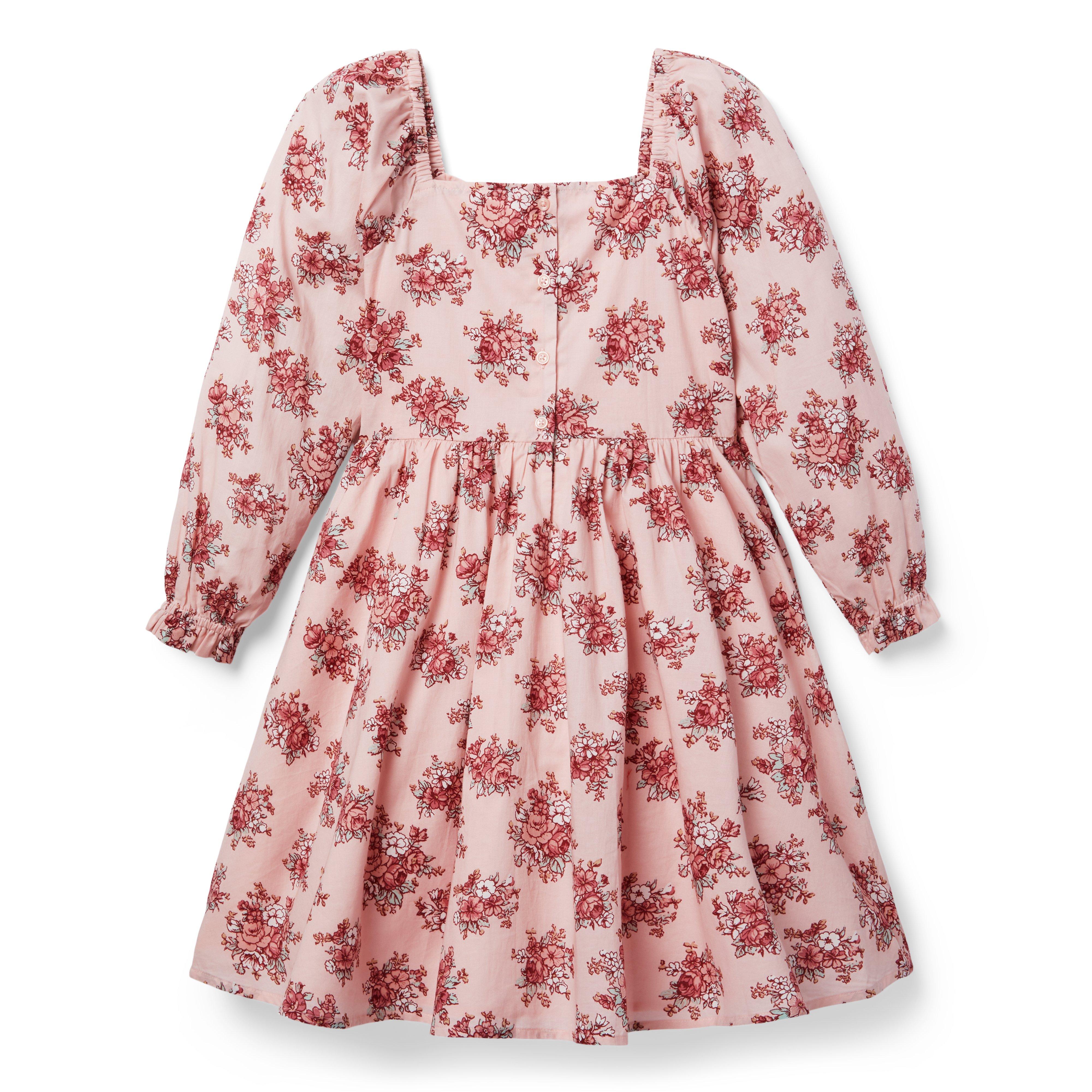 Tween Peachskin Floral Floral Sweetheart Dress by Janie and Jack
