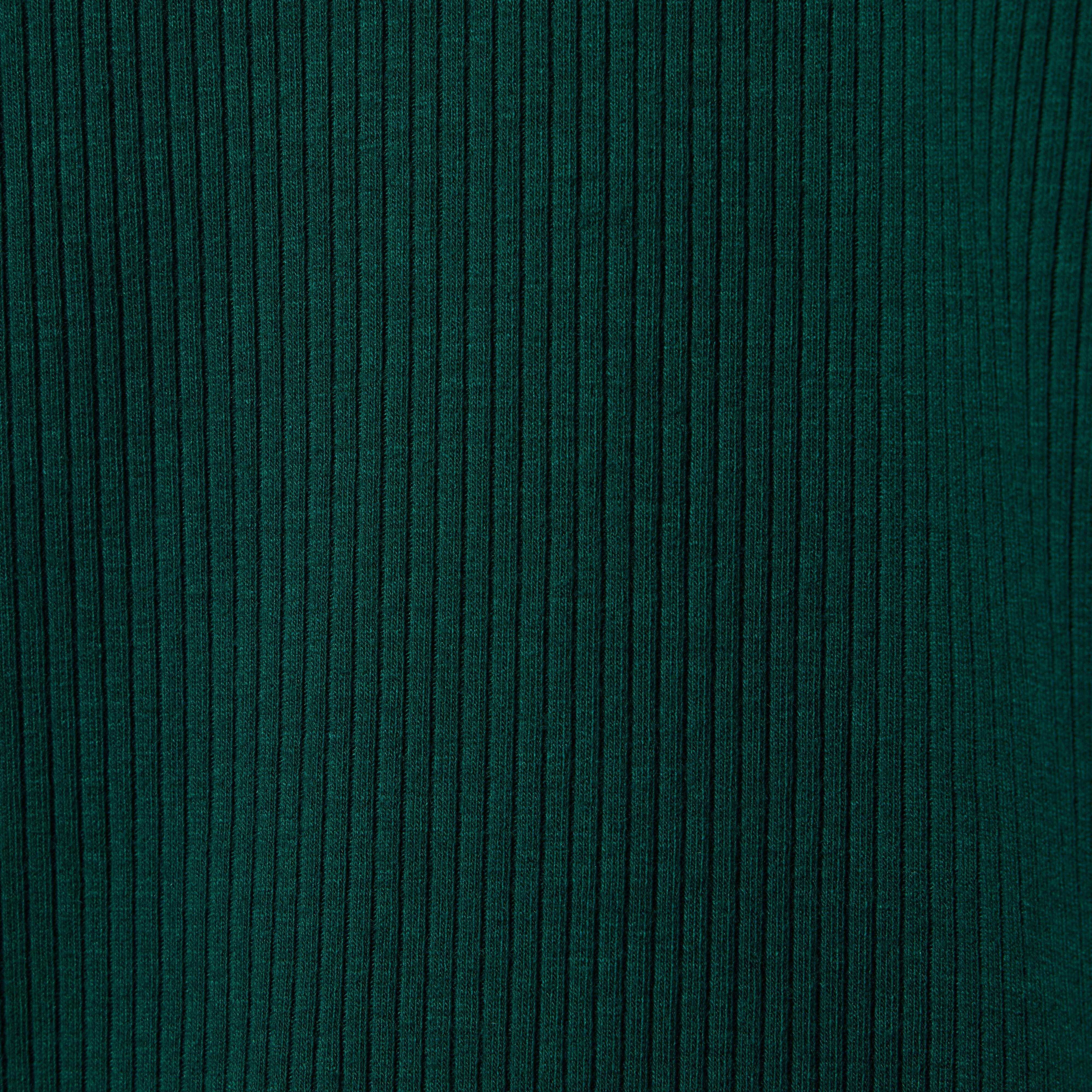 Ribbed Ruffle Trim Turtleneck image number 2