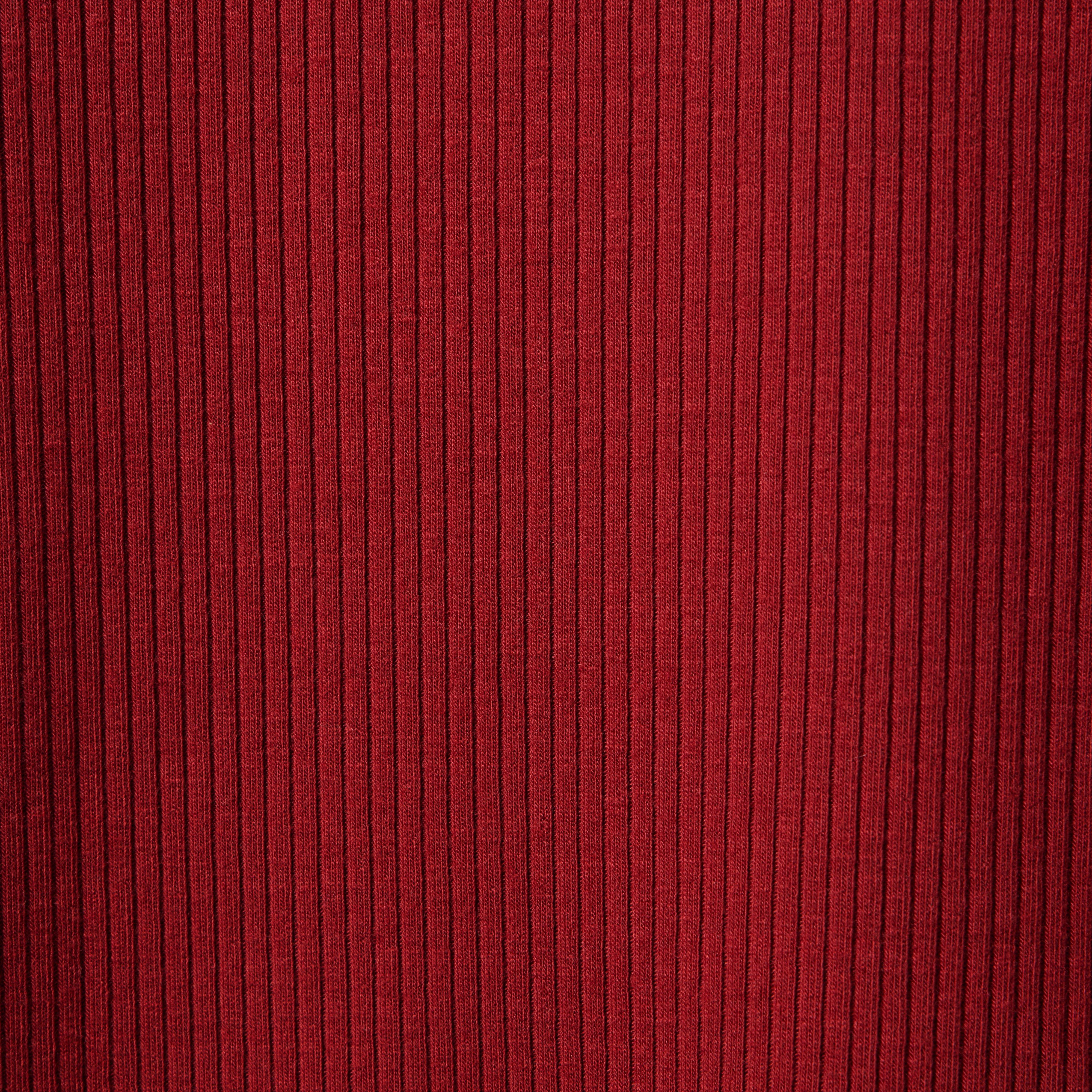 Ribbed Ruffle Trim Turtleneck image number 2