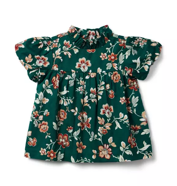 Floral Puff Sleeve Top image number 0