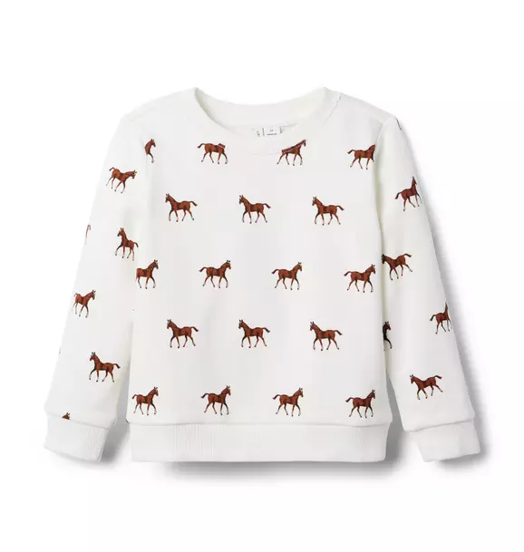 Horse French Terry Sweatshirt image number 0