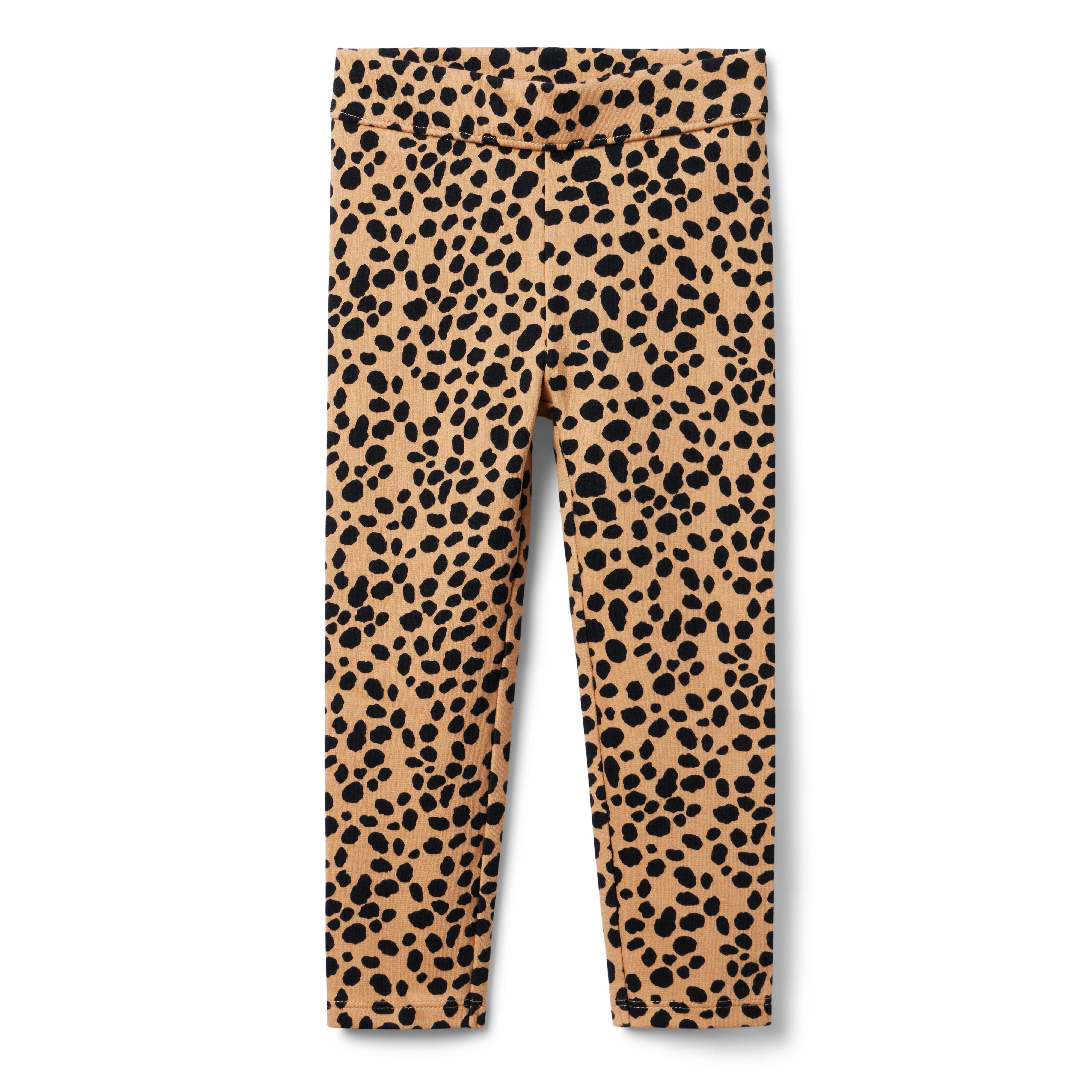 Girl Tan Leopard Leopard Ponte Pant by Janie and Jack