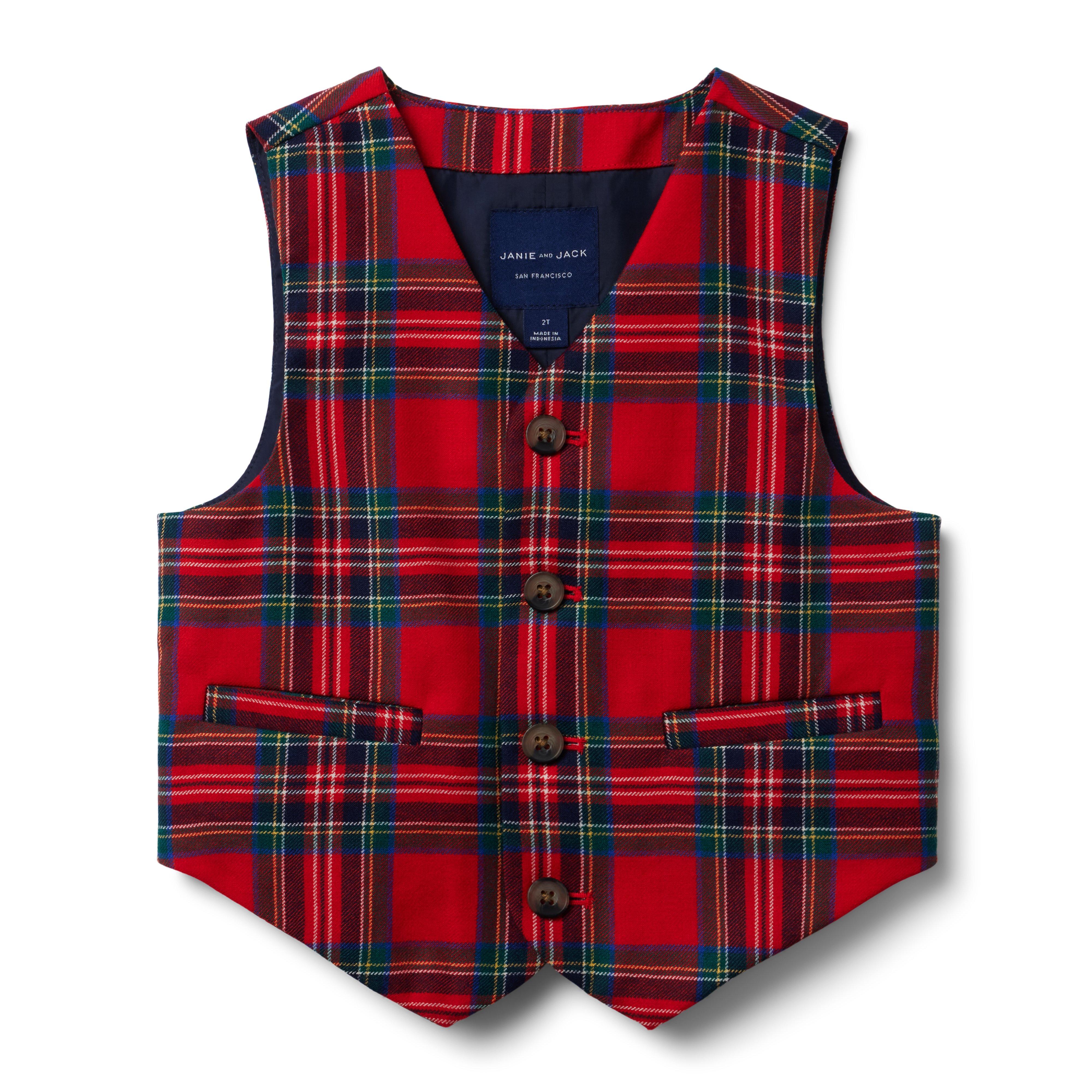 The Tartan Holiday Vest