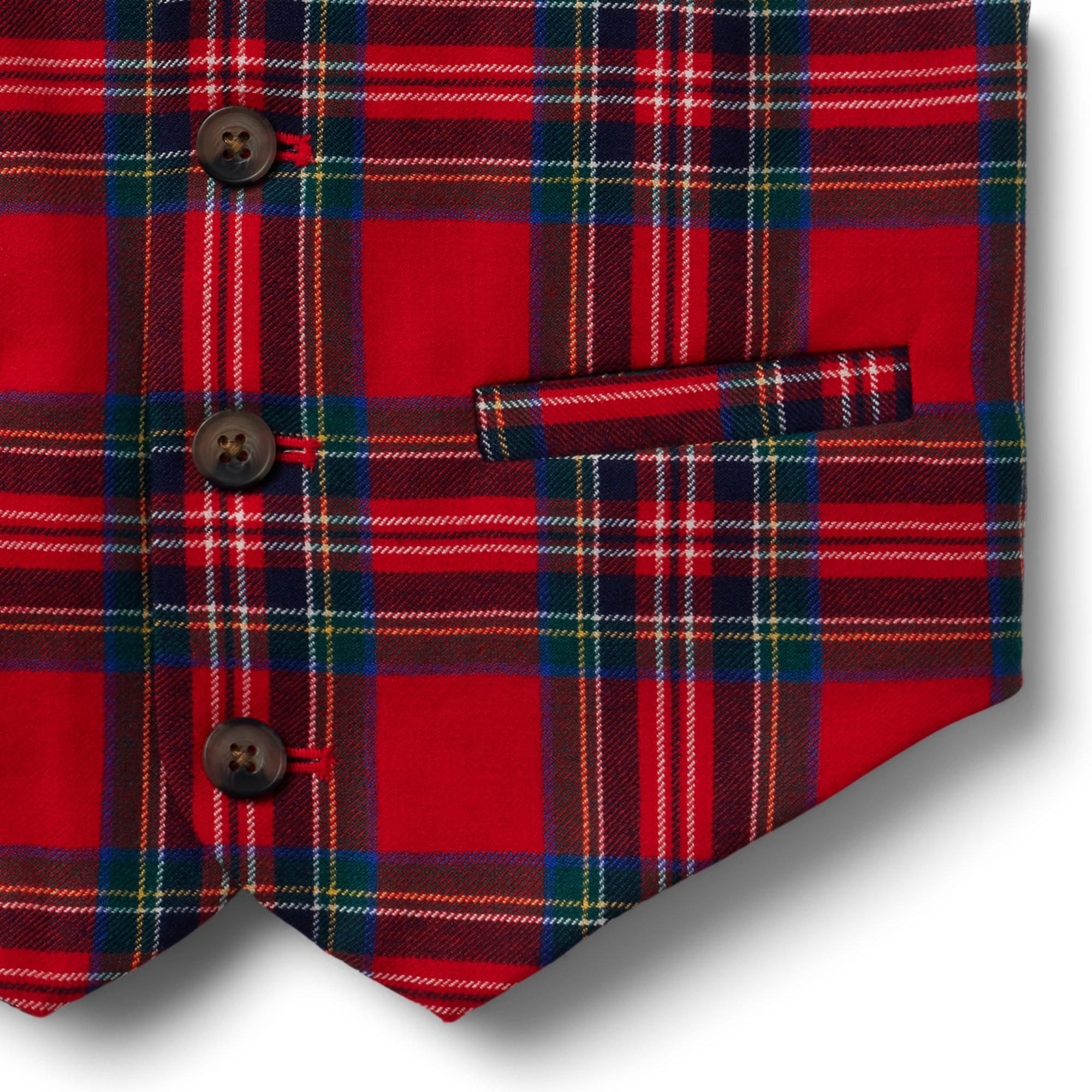 The Tartan Holiday Vest