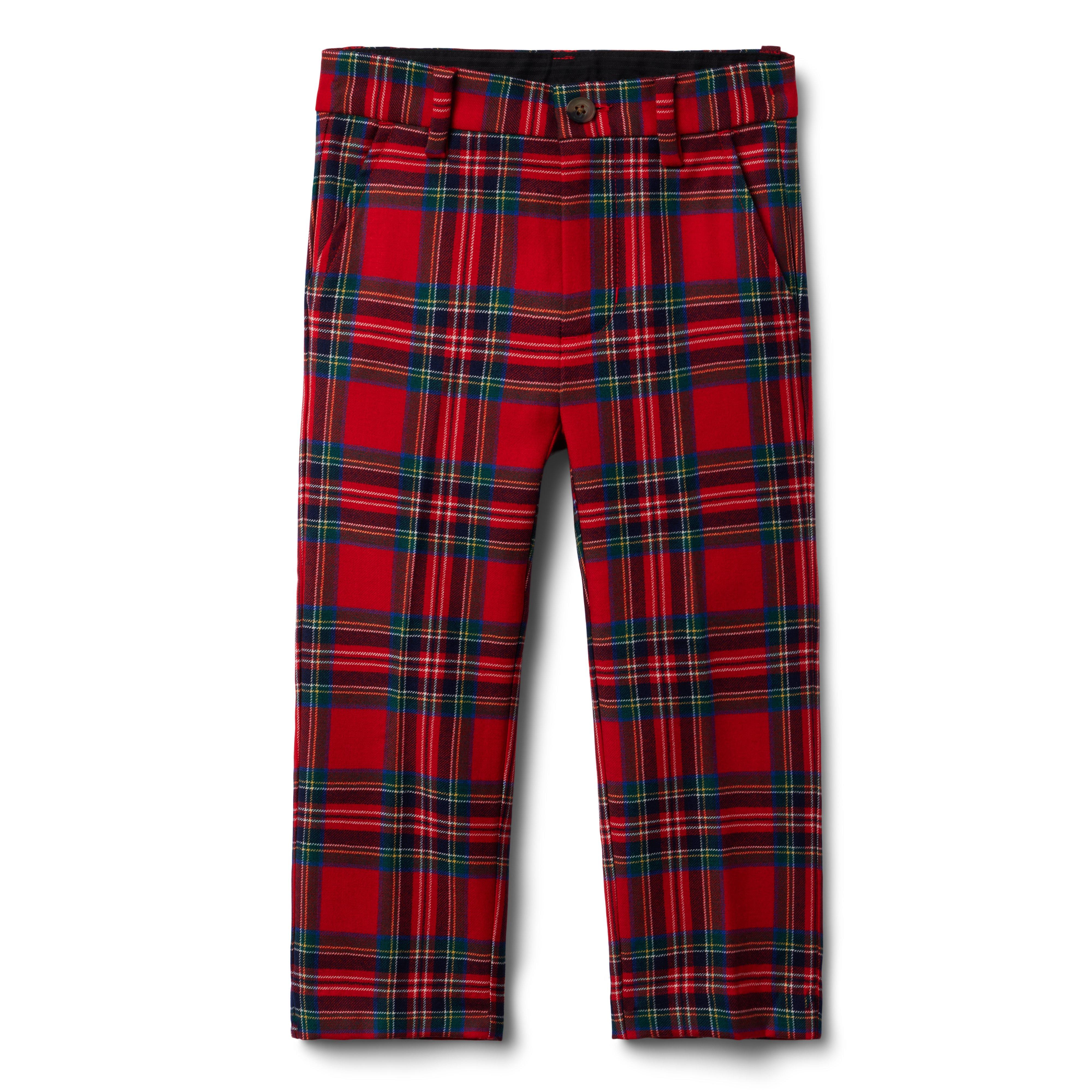 Boy Bradbury Red Tartan The Tartan Holiday Pant by Janie and Jack