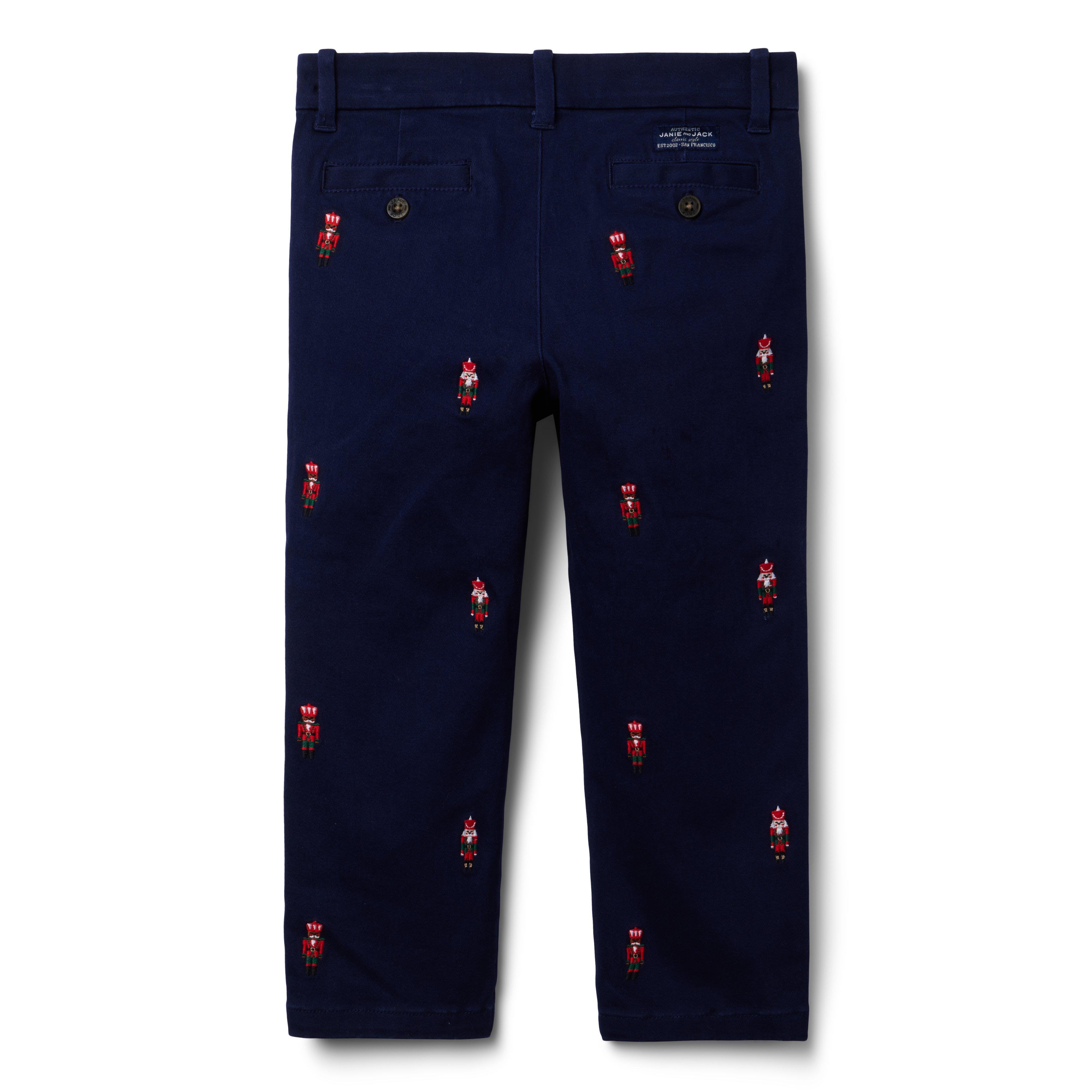 The Embroidered Nutcracker Pant