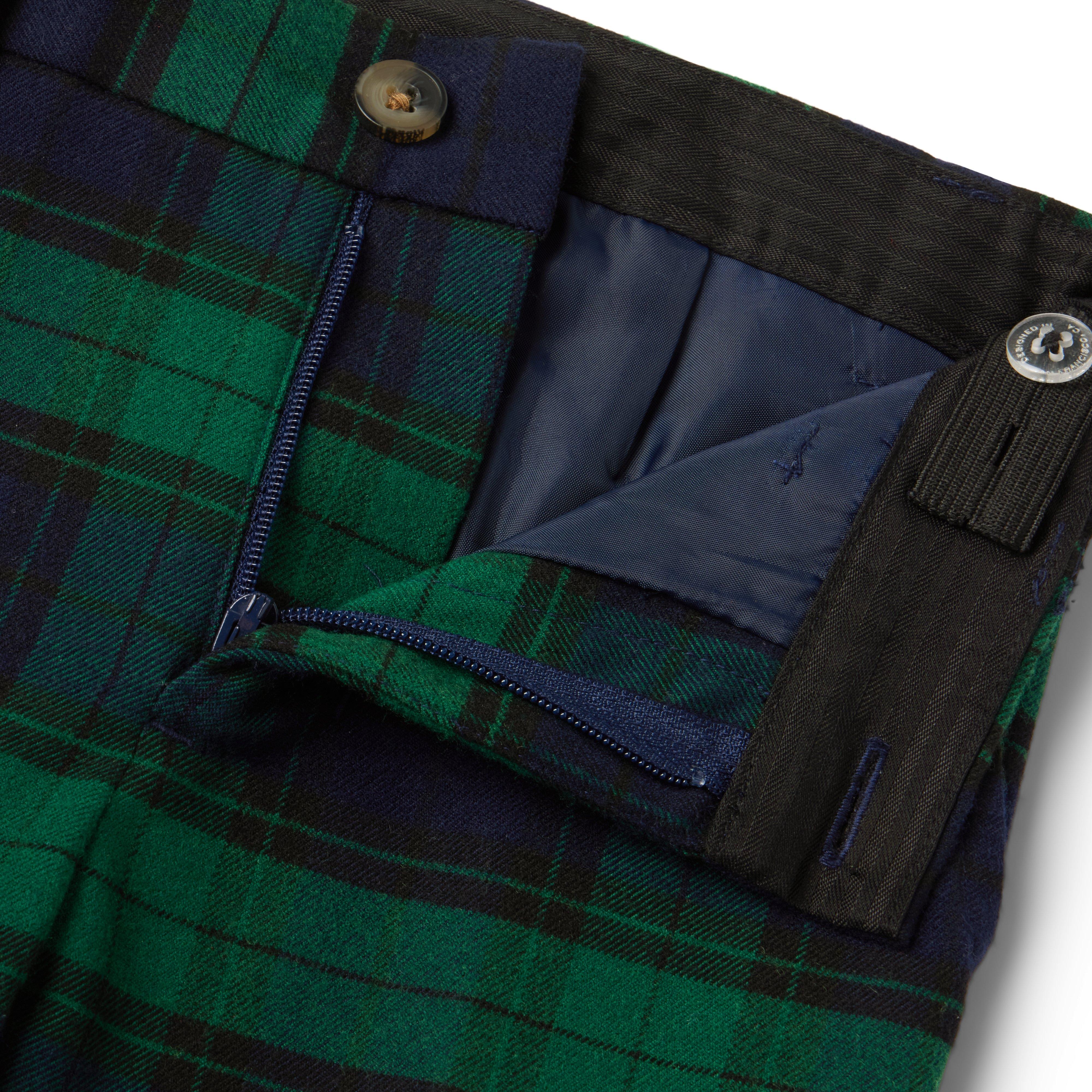 Boy Merchant Marine Tartan The Tartan Holiday Pant by Janie and Jack