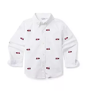 The Embroidered Oxford Shirt
