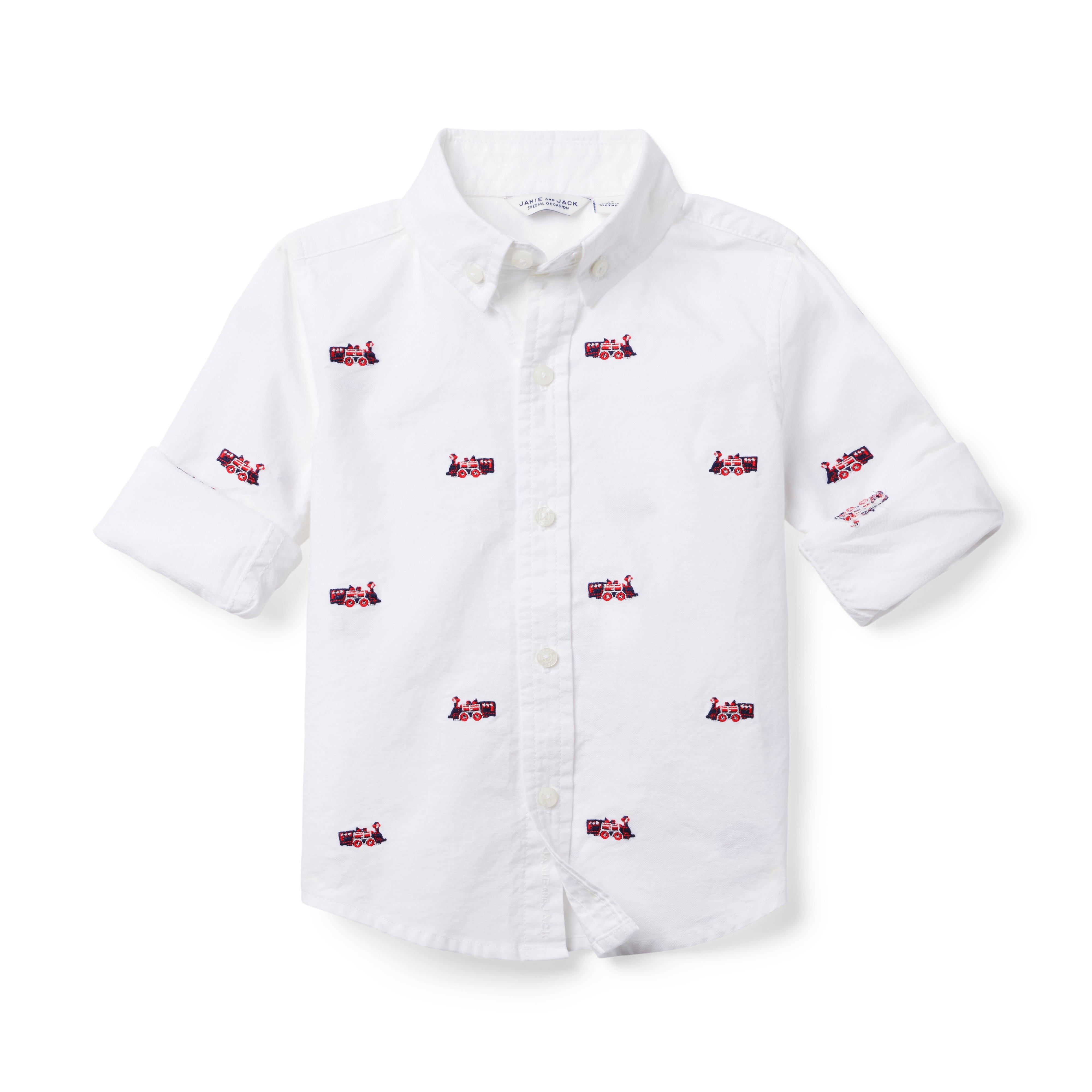 The Embroidered Oxford Shirt image number 2