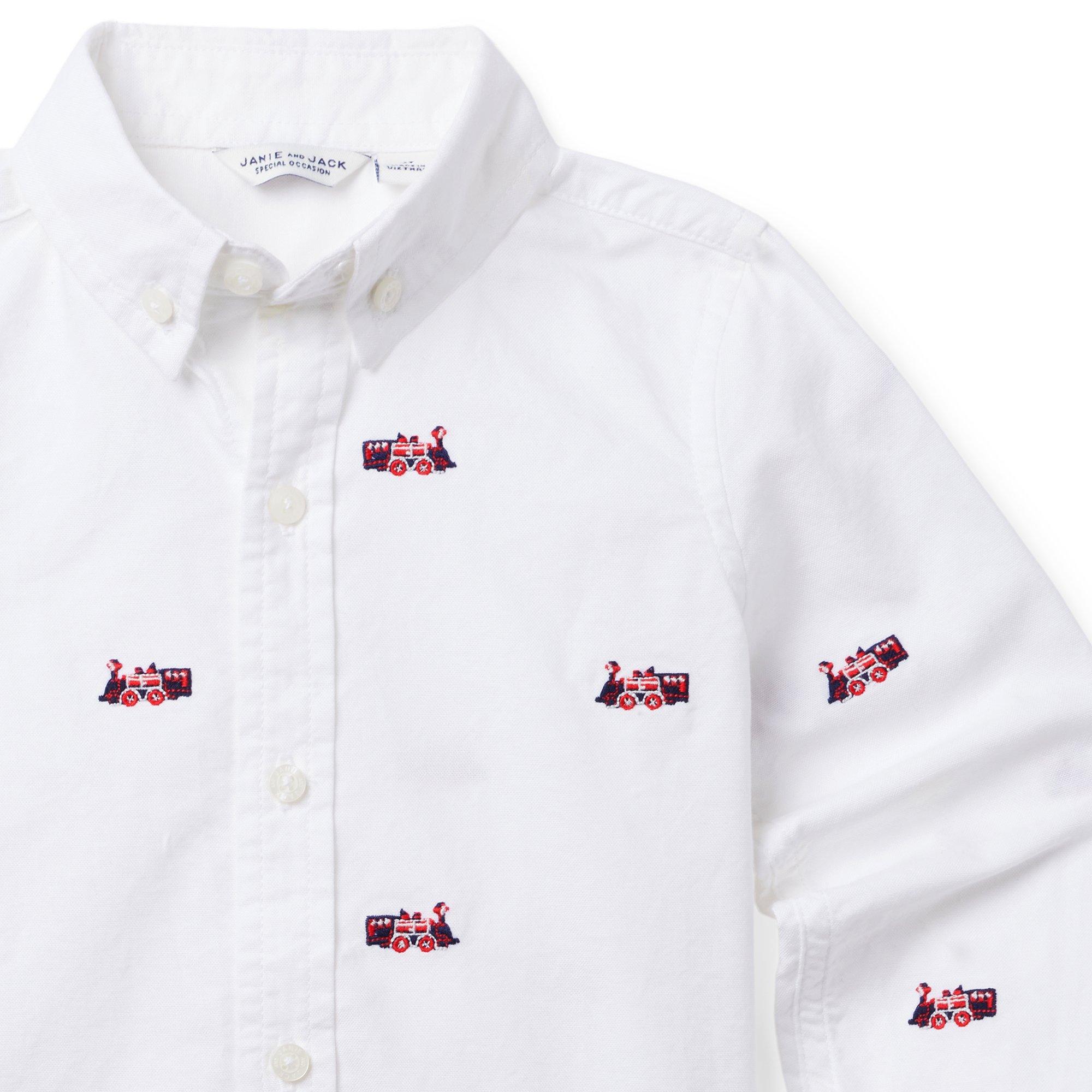The Embroidered Oxford Shirt image number 4