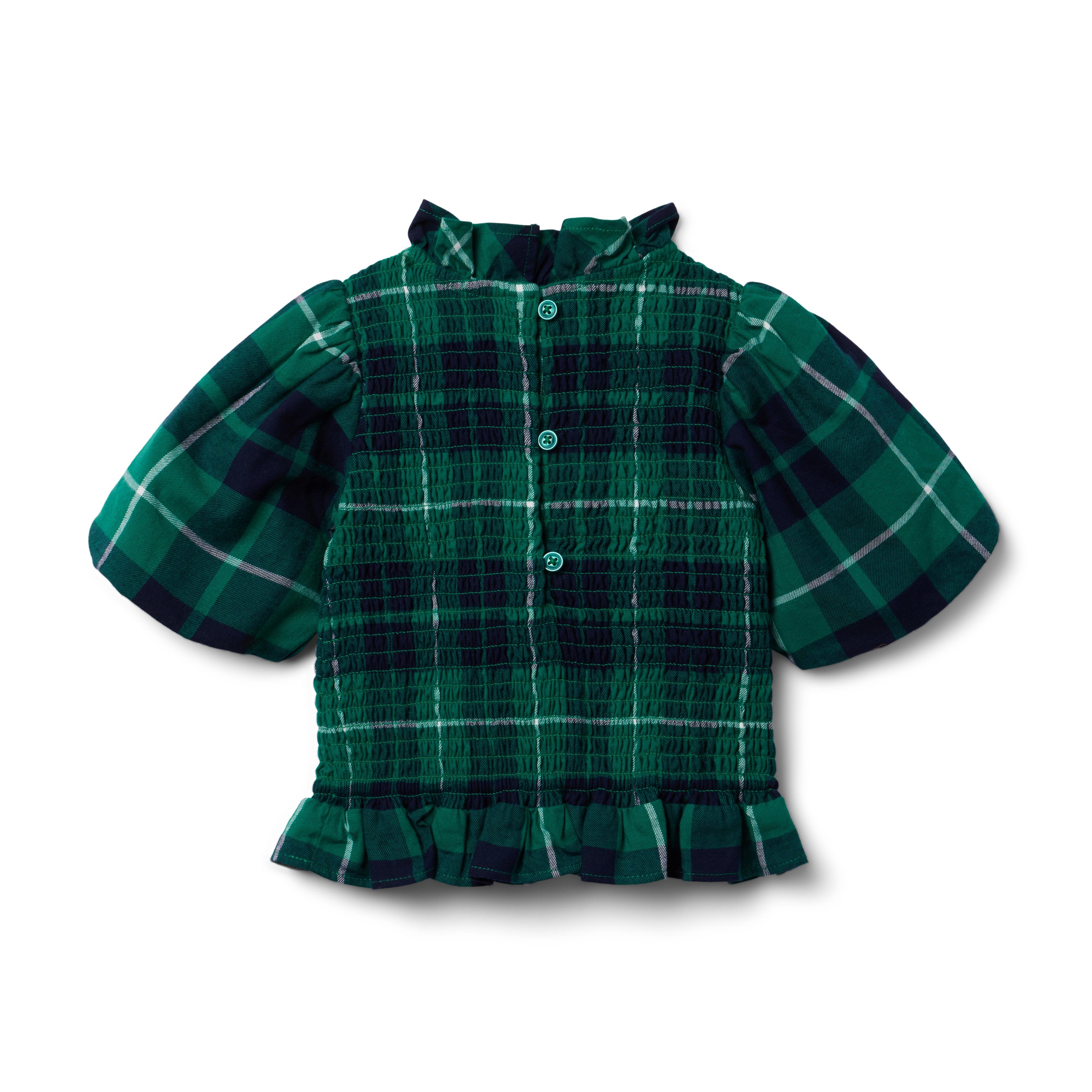 The Tartan Holiday Smocked Top  image number 1