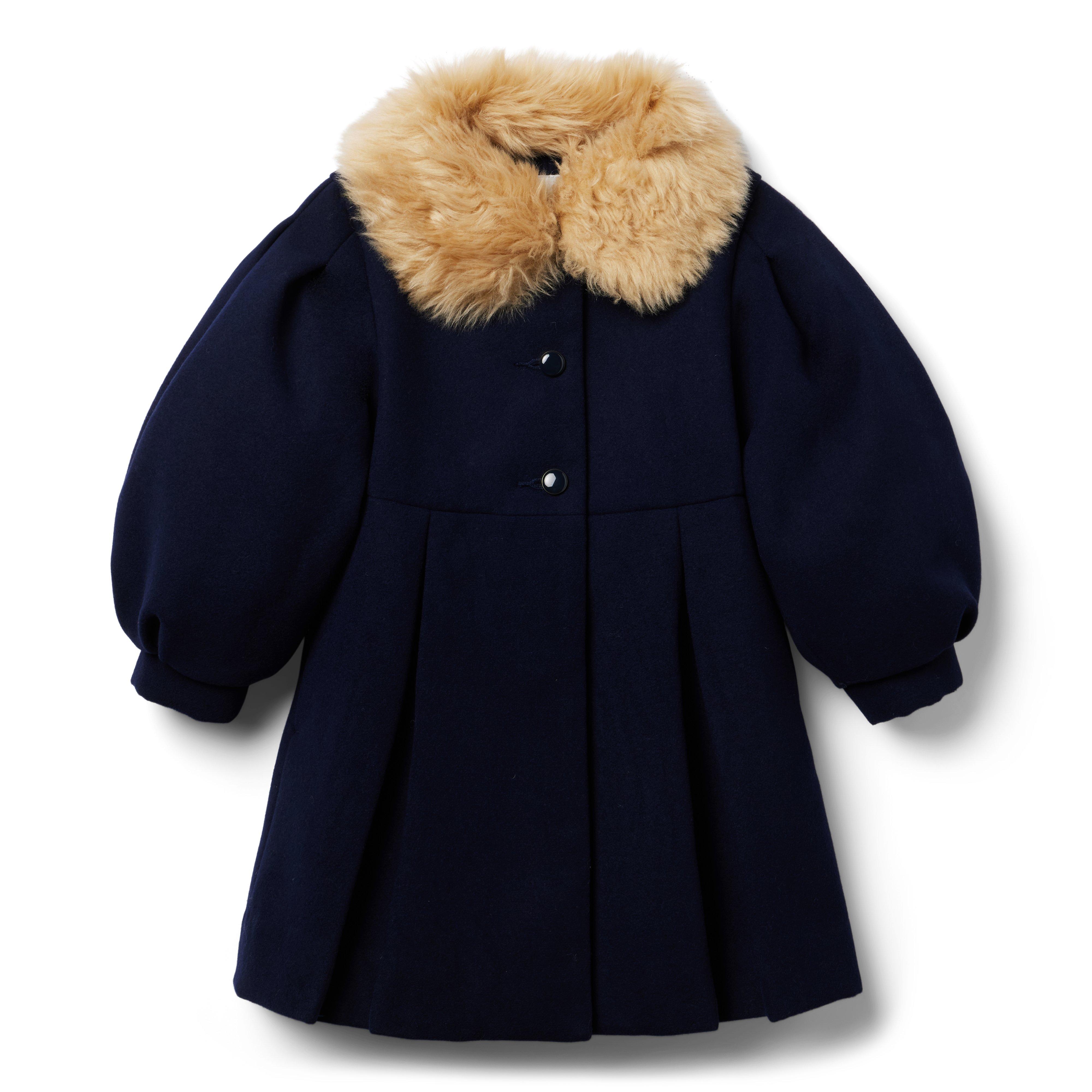 Girl Dark Marine The Classic Holiday Coat by Janie and Jack