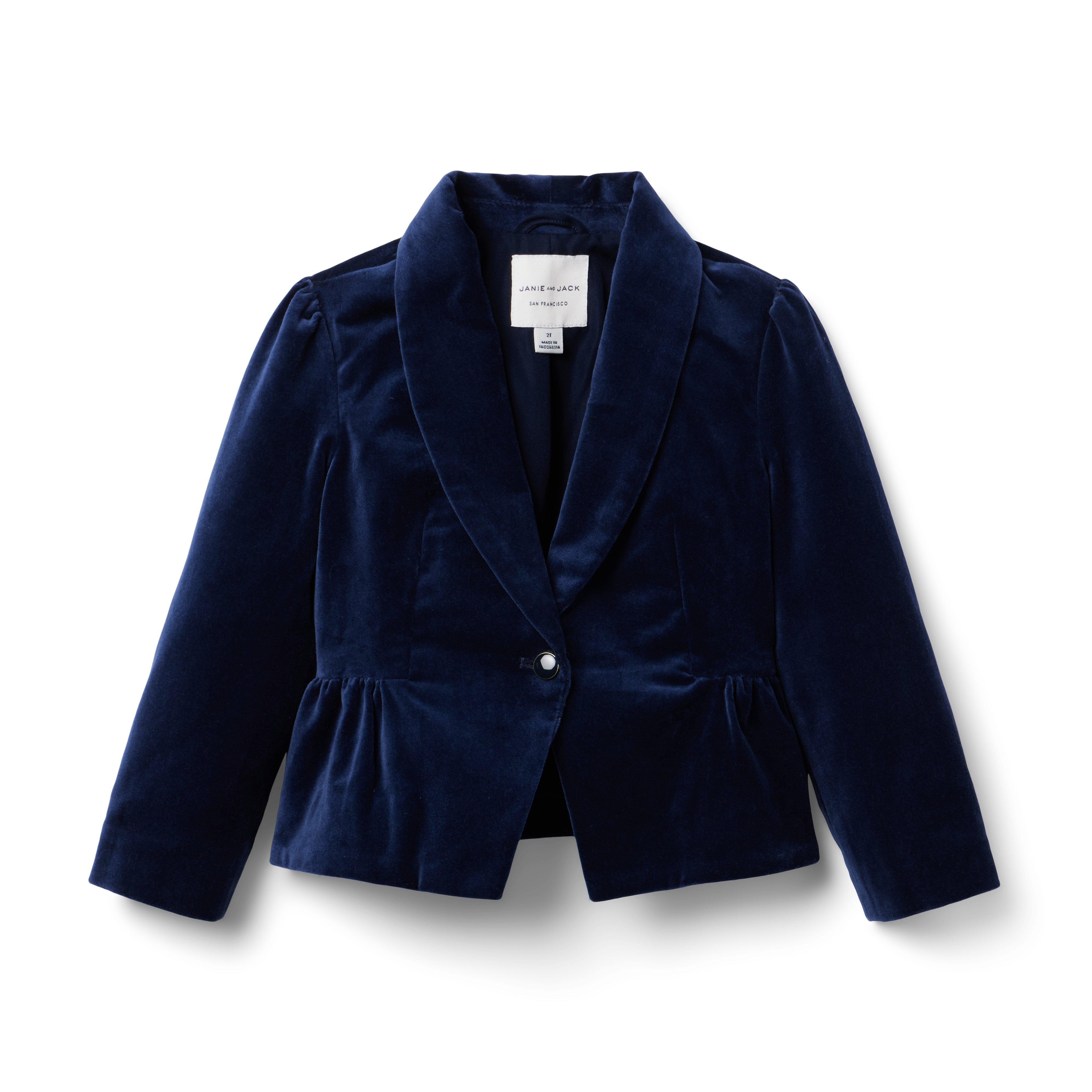 J crew blue velvet on sale blazer