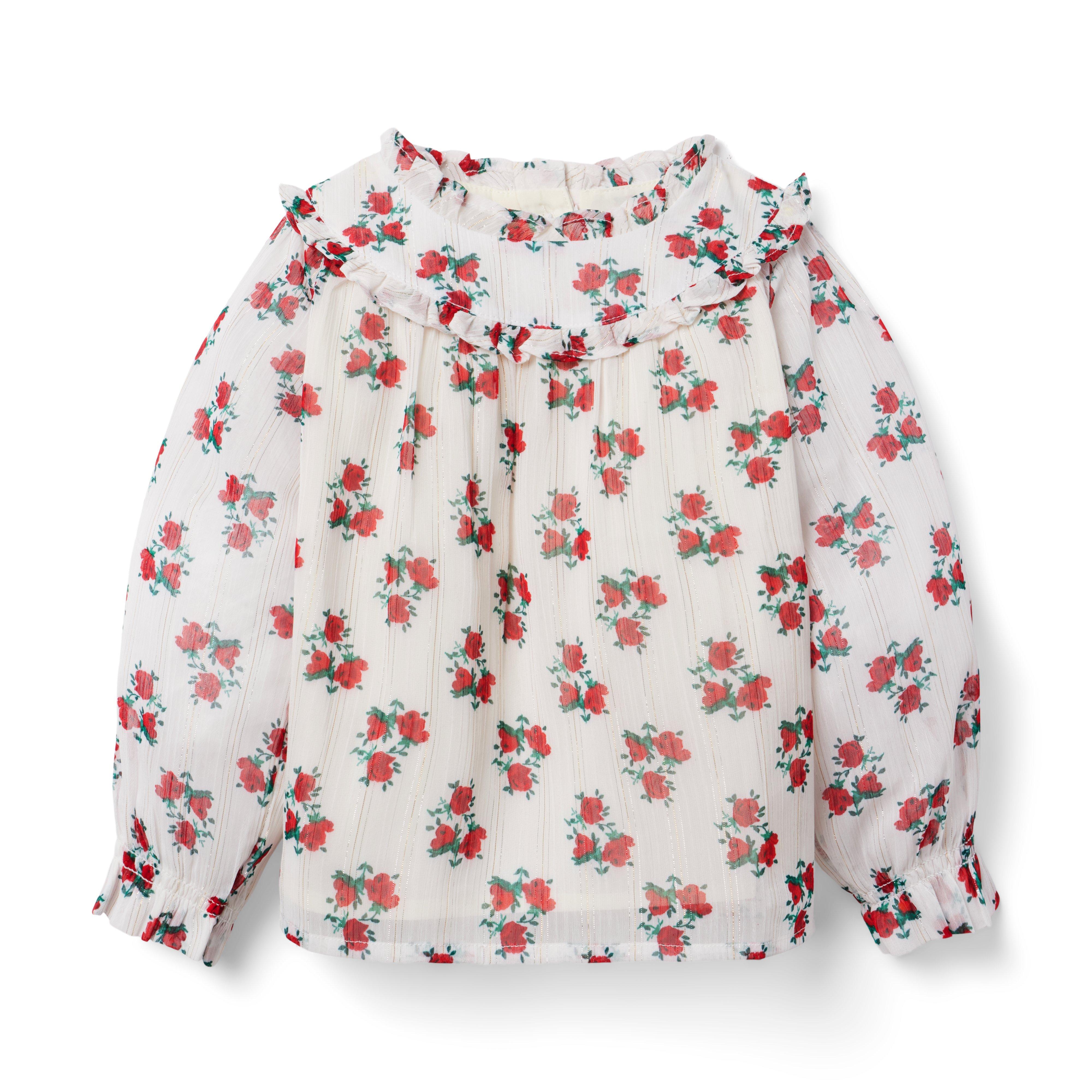 Rose Chiffon Top