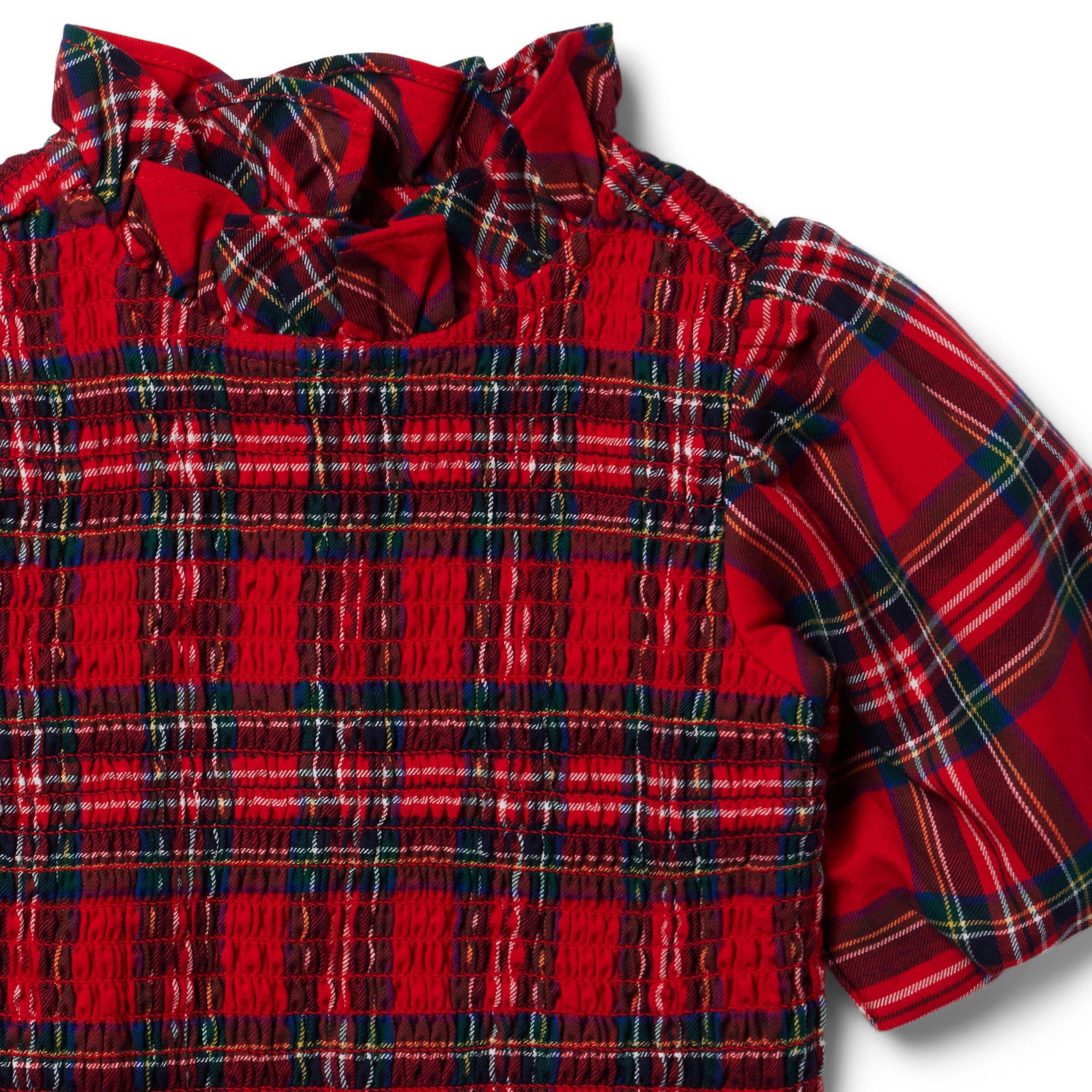 The Tartan Holiday Smocked Top