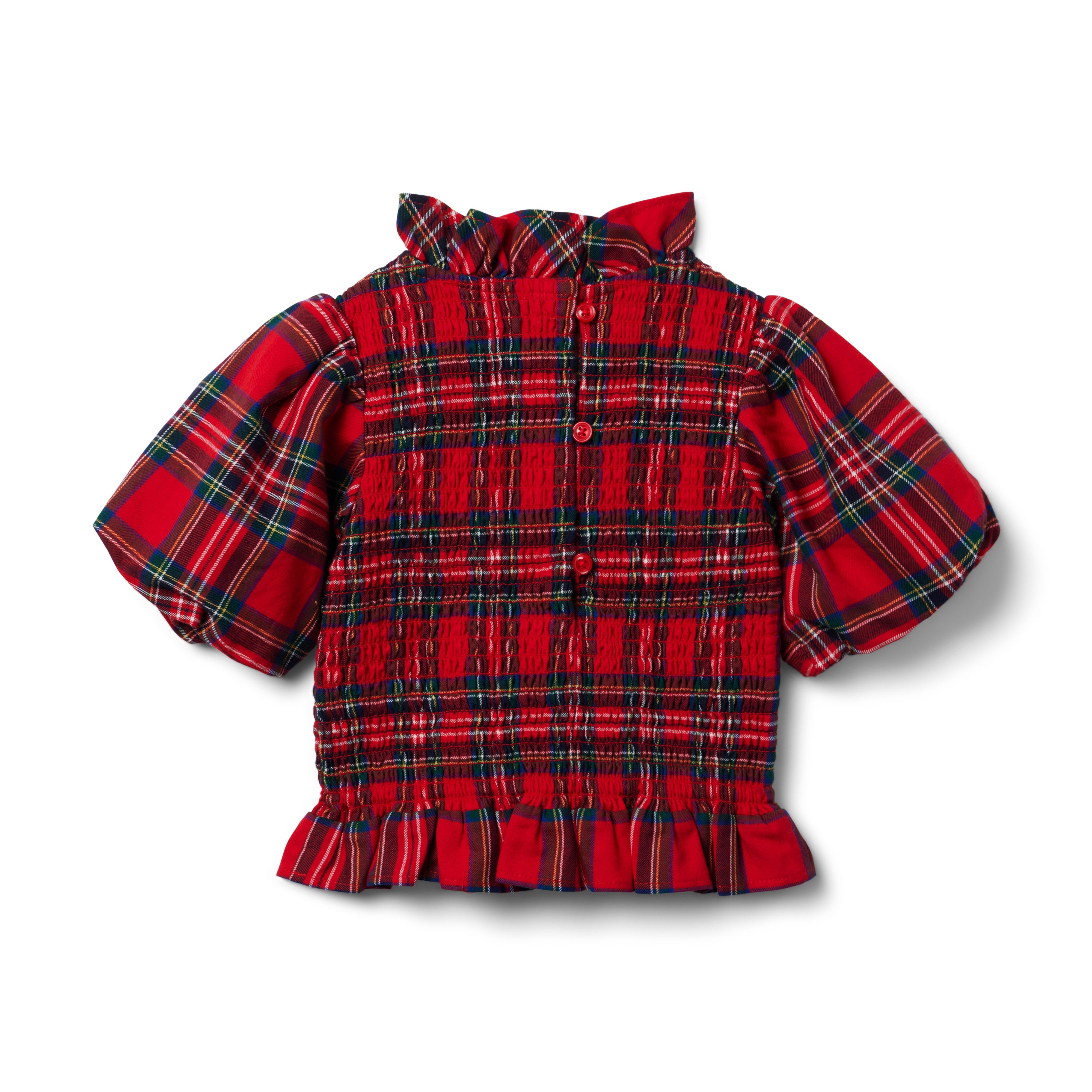 The Tartan Holiday Smocked Top