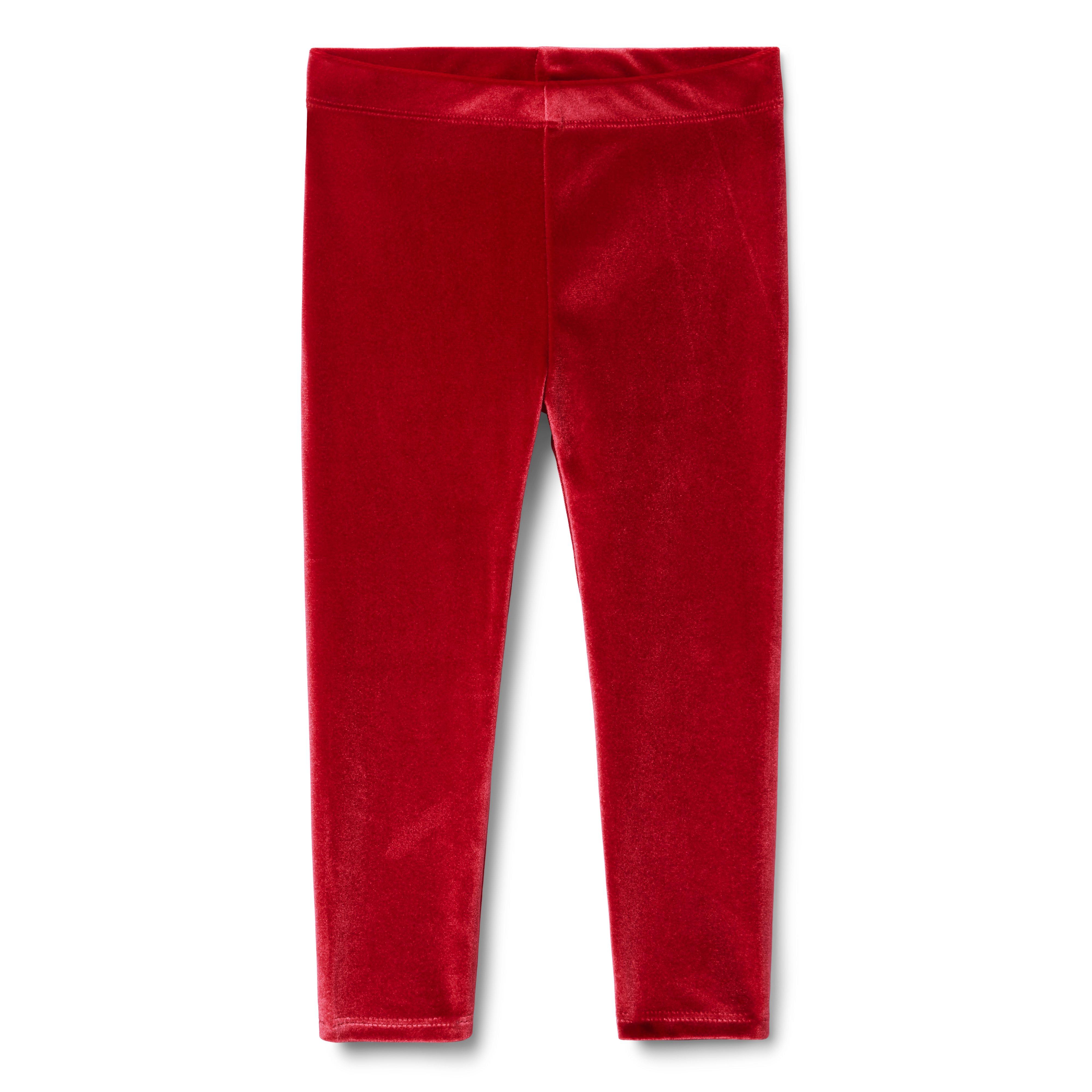 Girl Holiday Red The Velvet Legging by Janie and Jack