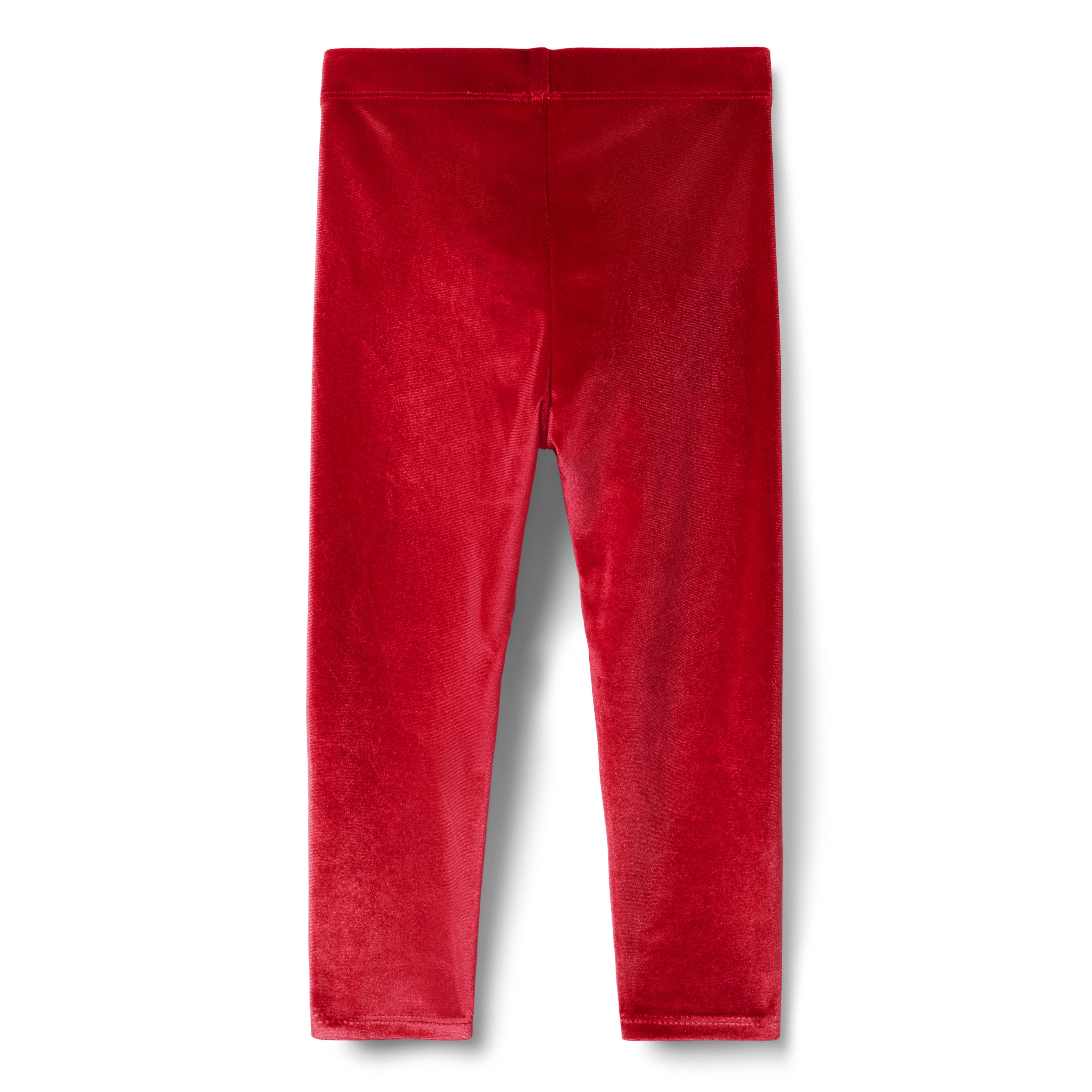 Girl Holiday Red The Velvet Legging by Janie and Jack