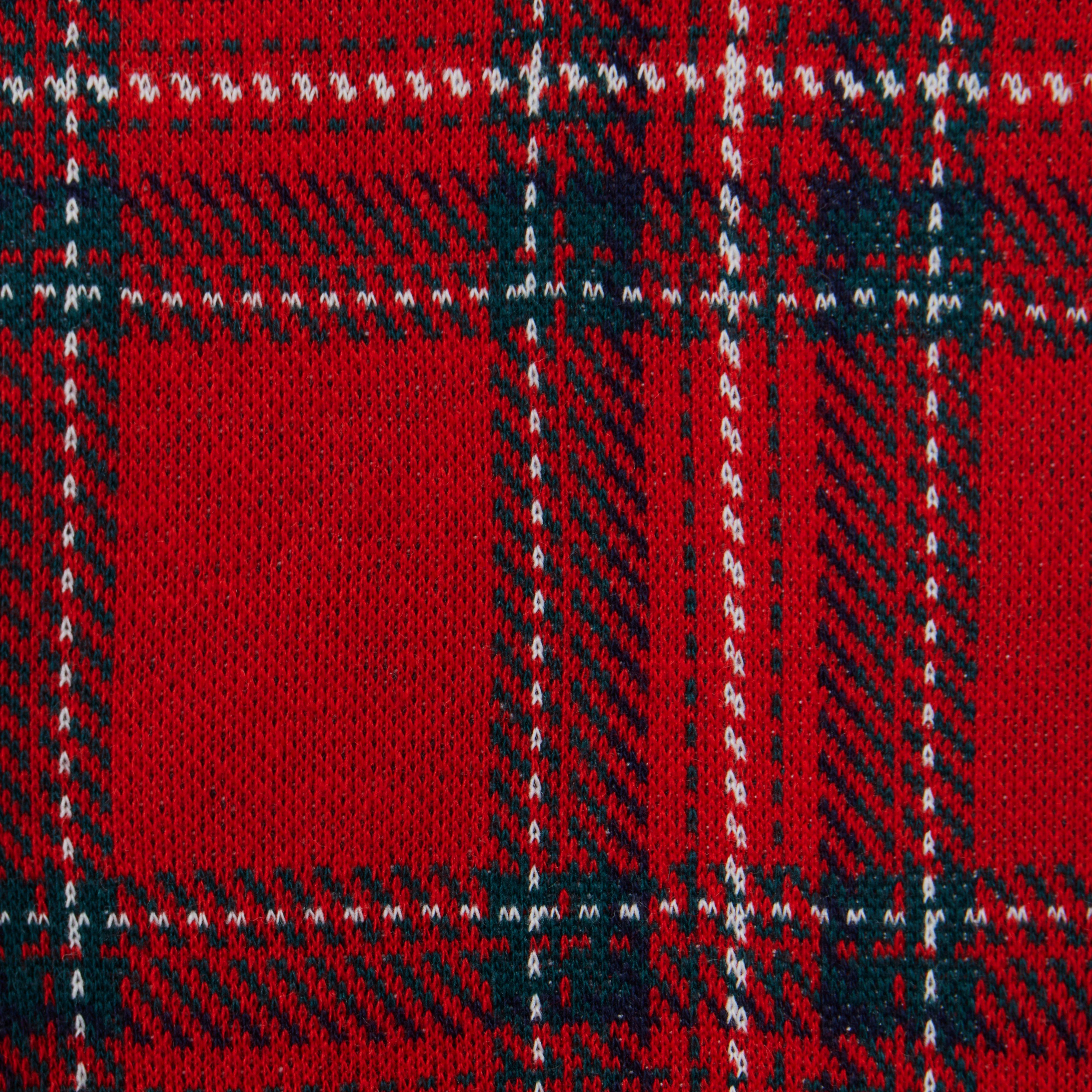 Tartan Button Cuff Jacquard Pant image number 2