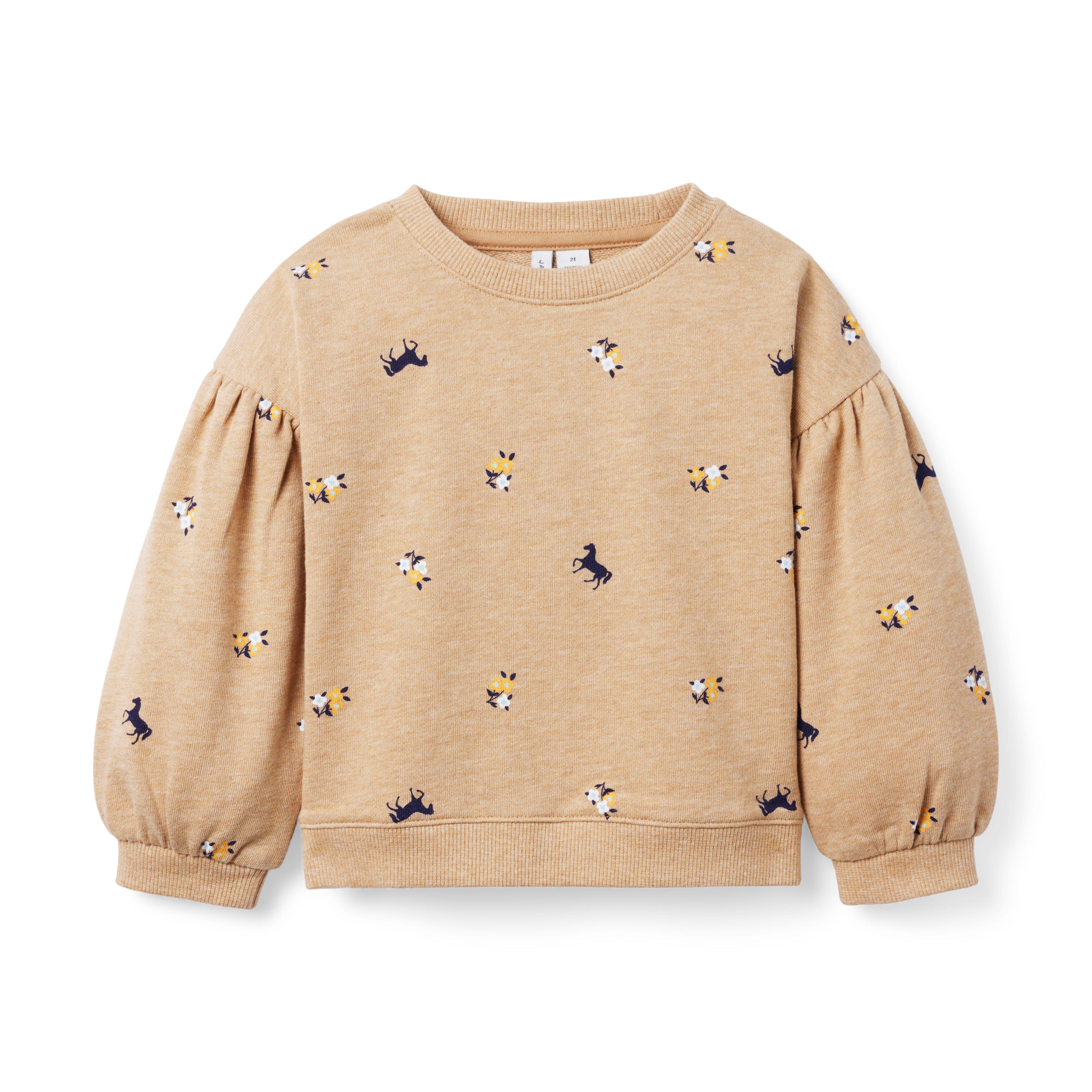 Floral Horse Sweatshirt