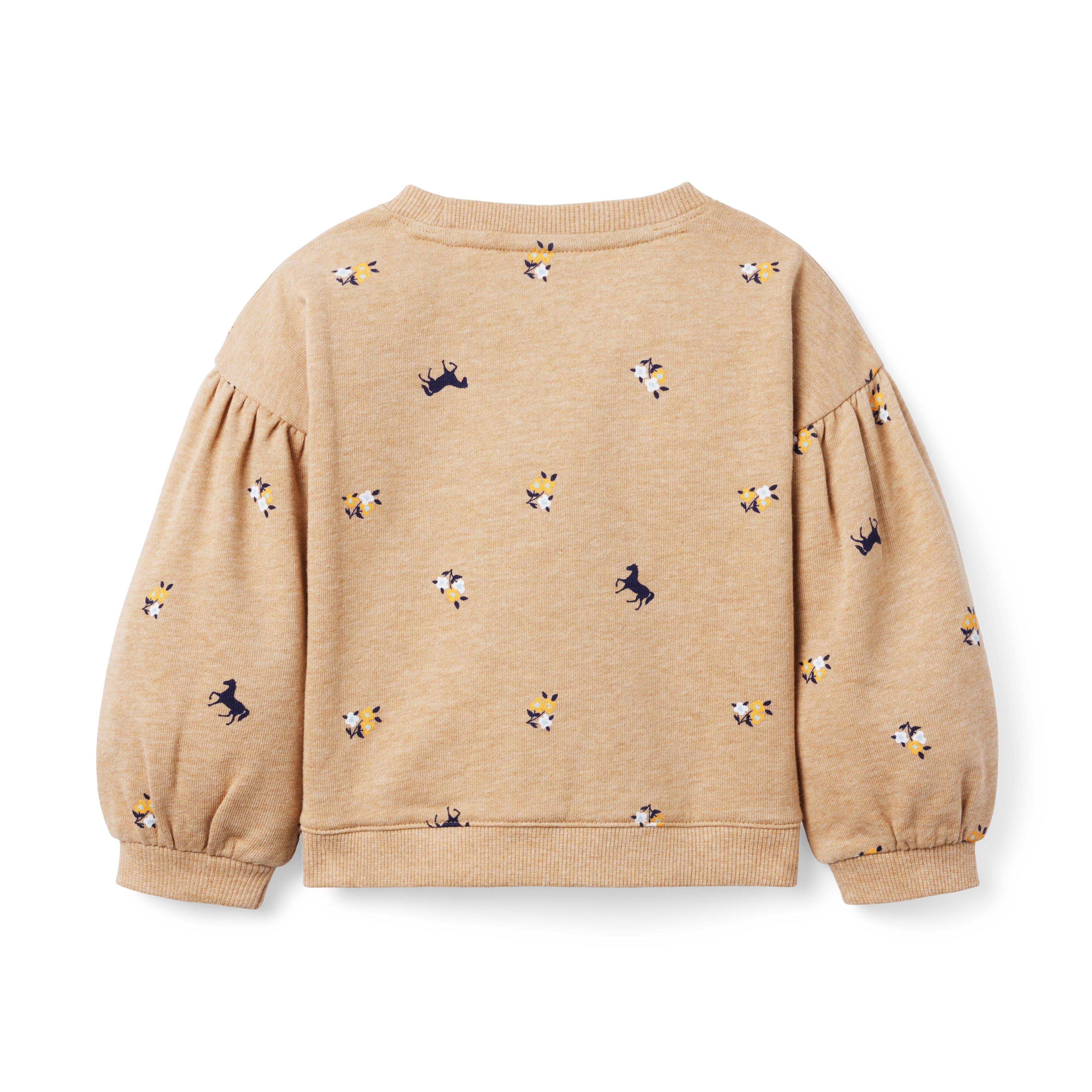 Floral Horse Sweatshirt image number 1