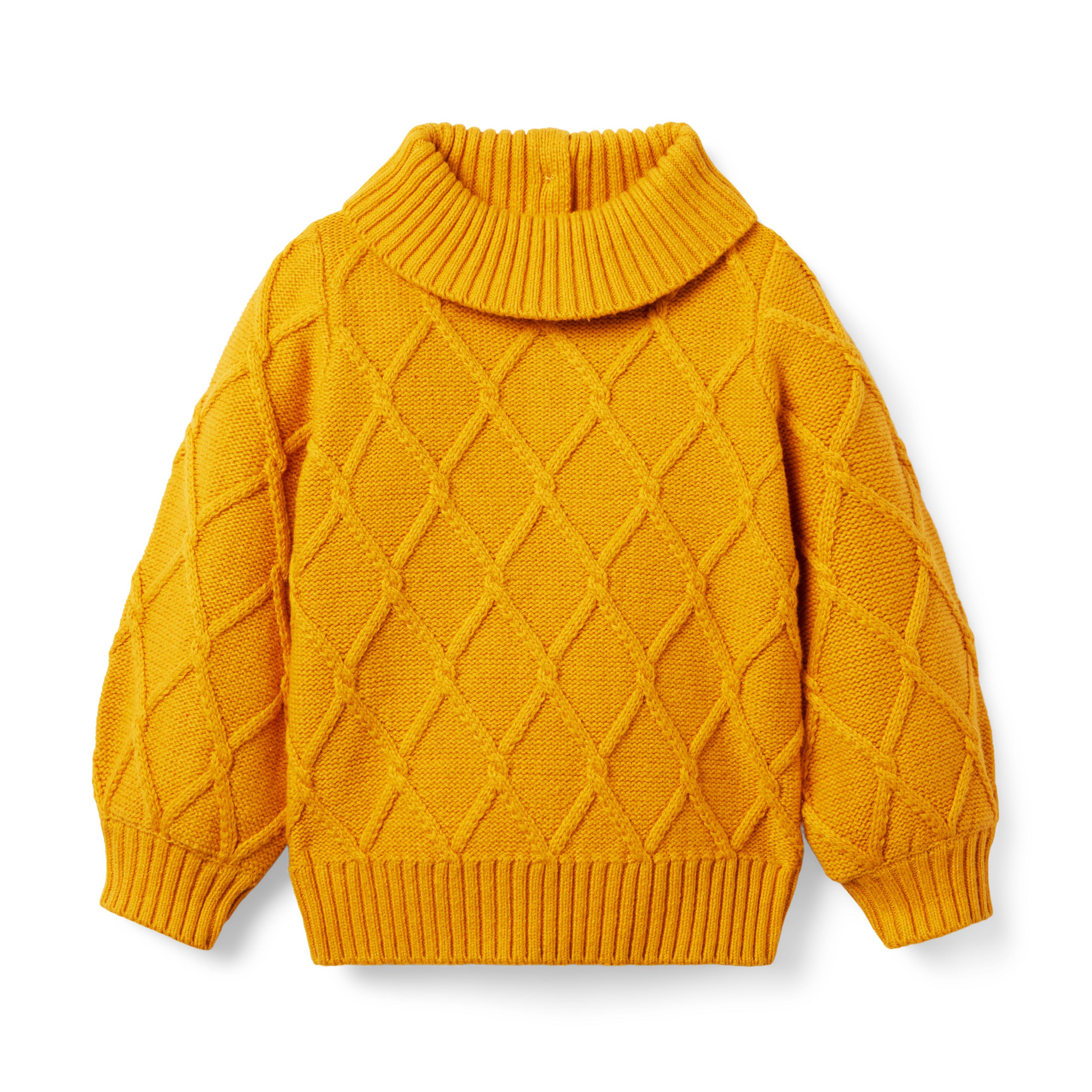 Diamond Cable Knit Sweater image number 0