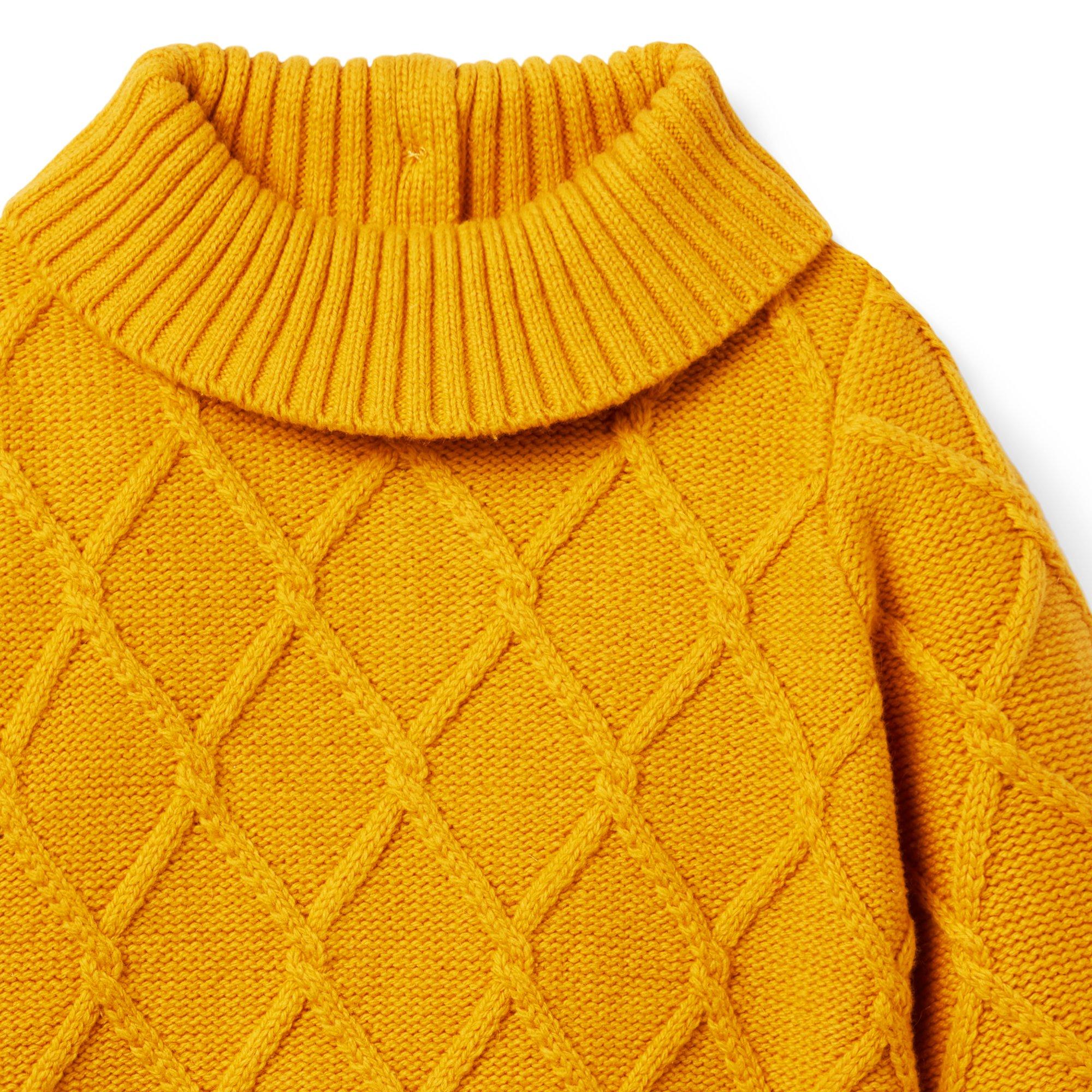 Diamond Cable Knit Sweater image number 3
