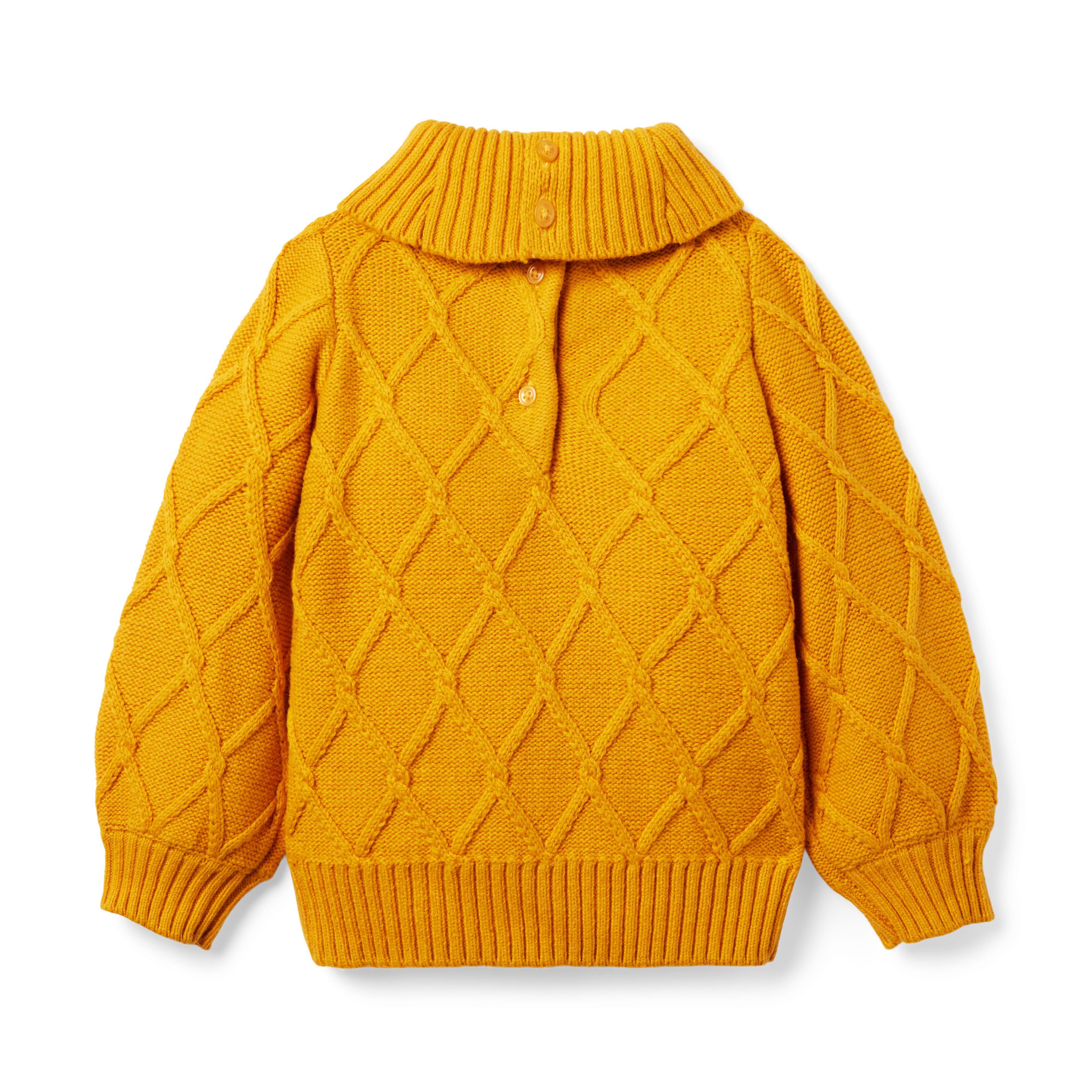 Diamond Cable Knit Sweater image number 1