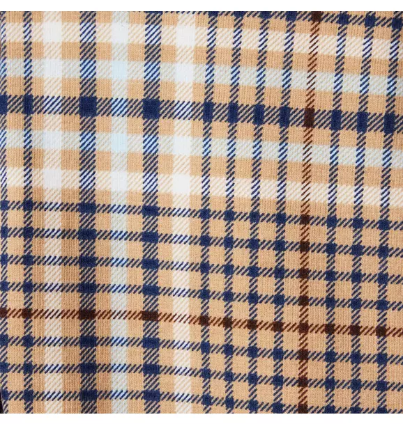 Plaid Button Cuff Ponte Pant image number 1
