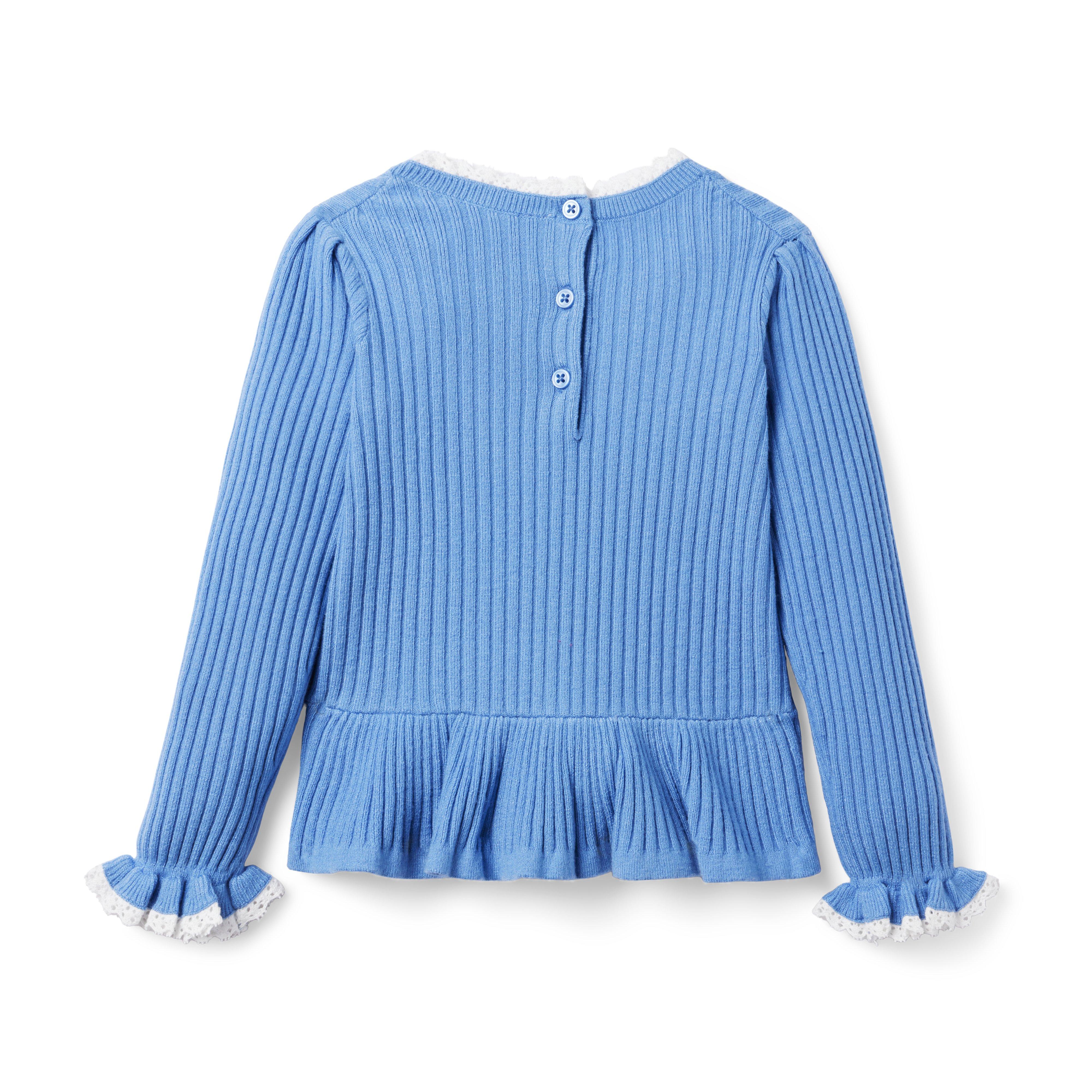 Ribbed Peplum Sweater Top image number 1