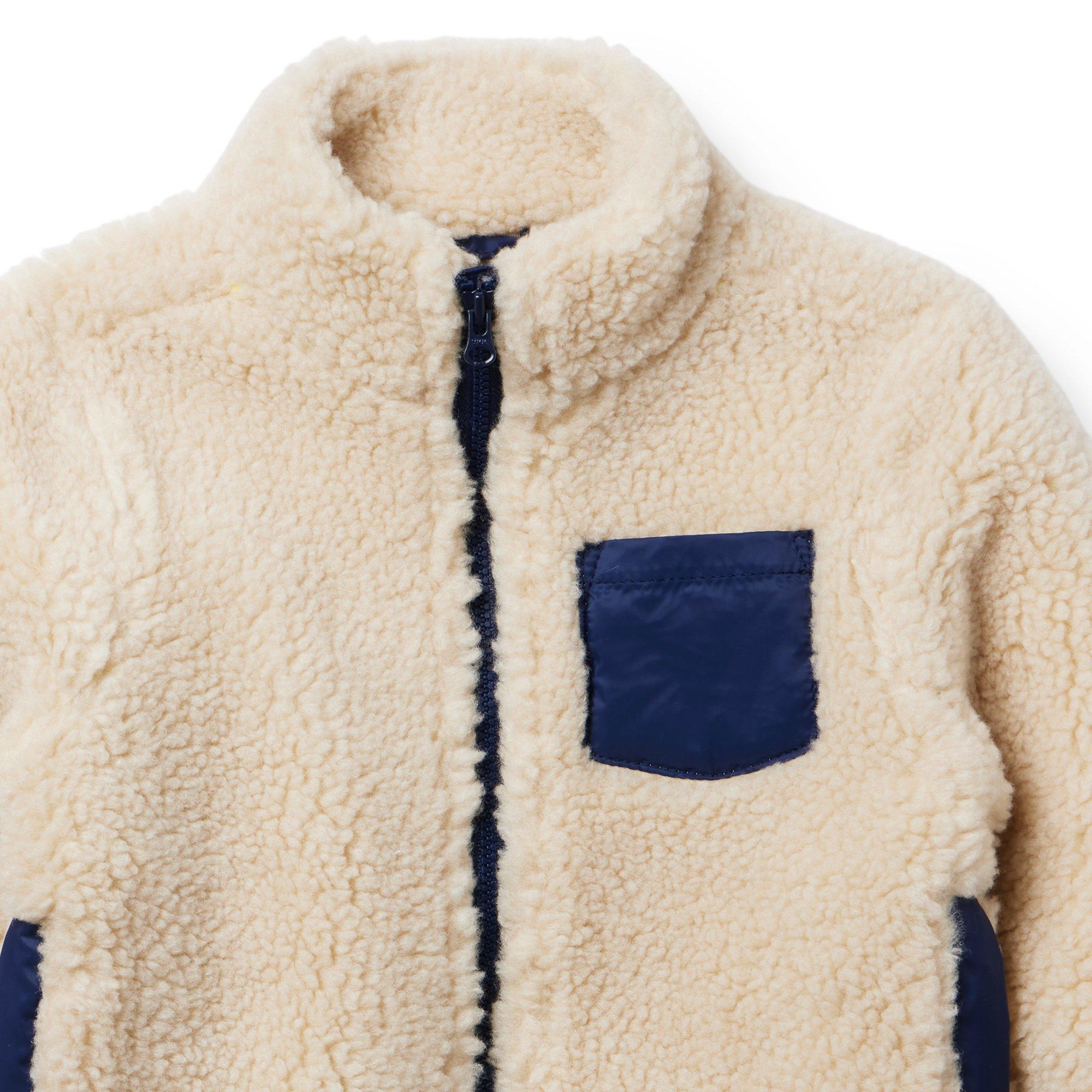 Boy Natural The Cozy Sherpa Jacket by Janie and Jack