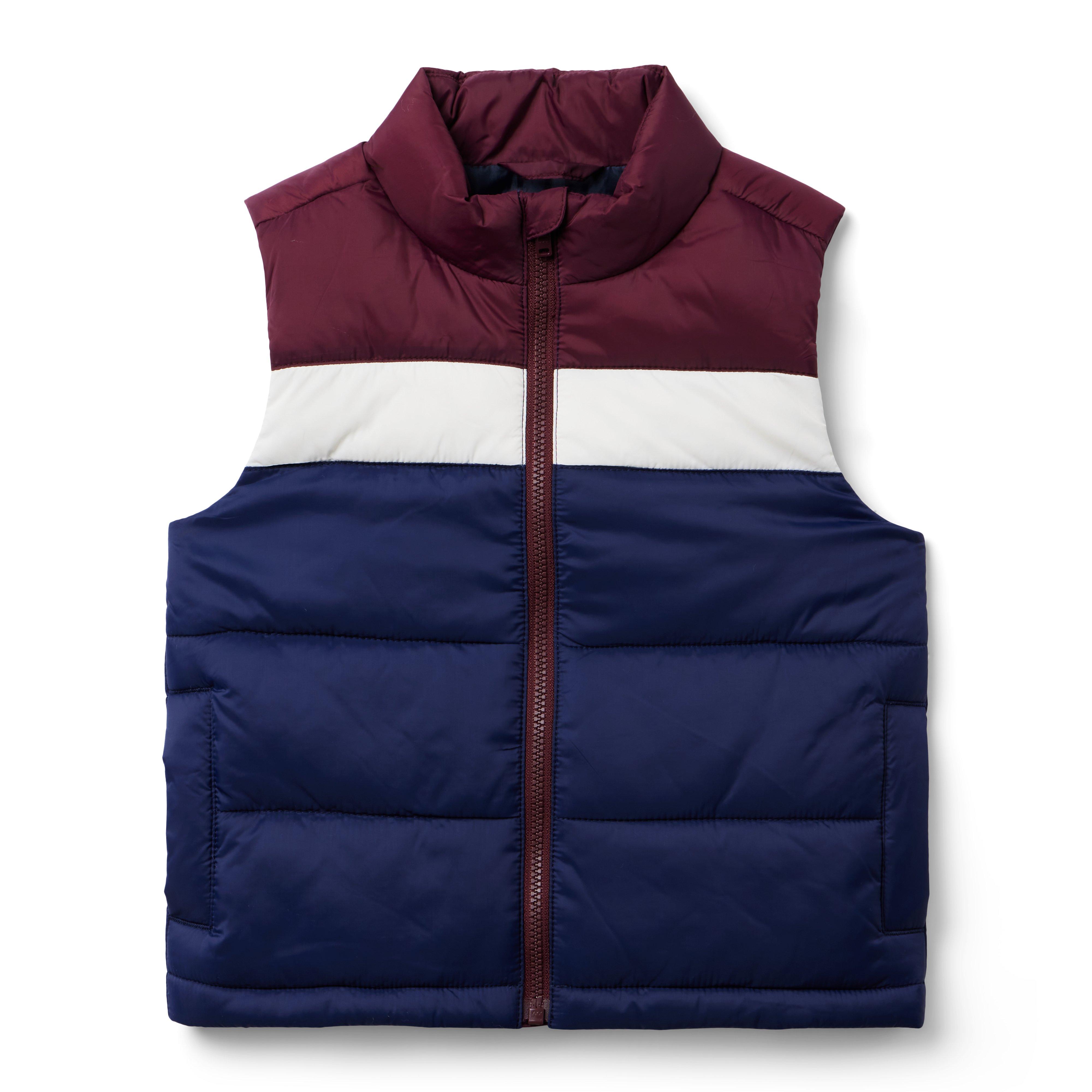 Boy Merchant Marine The Lakeside Puffer Vest by Janie and Jack