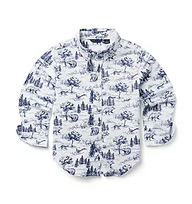 The Woodland Toile Flannel Shirt