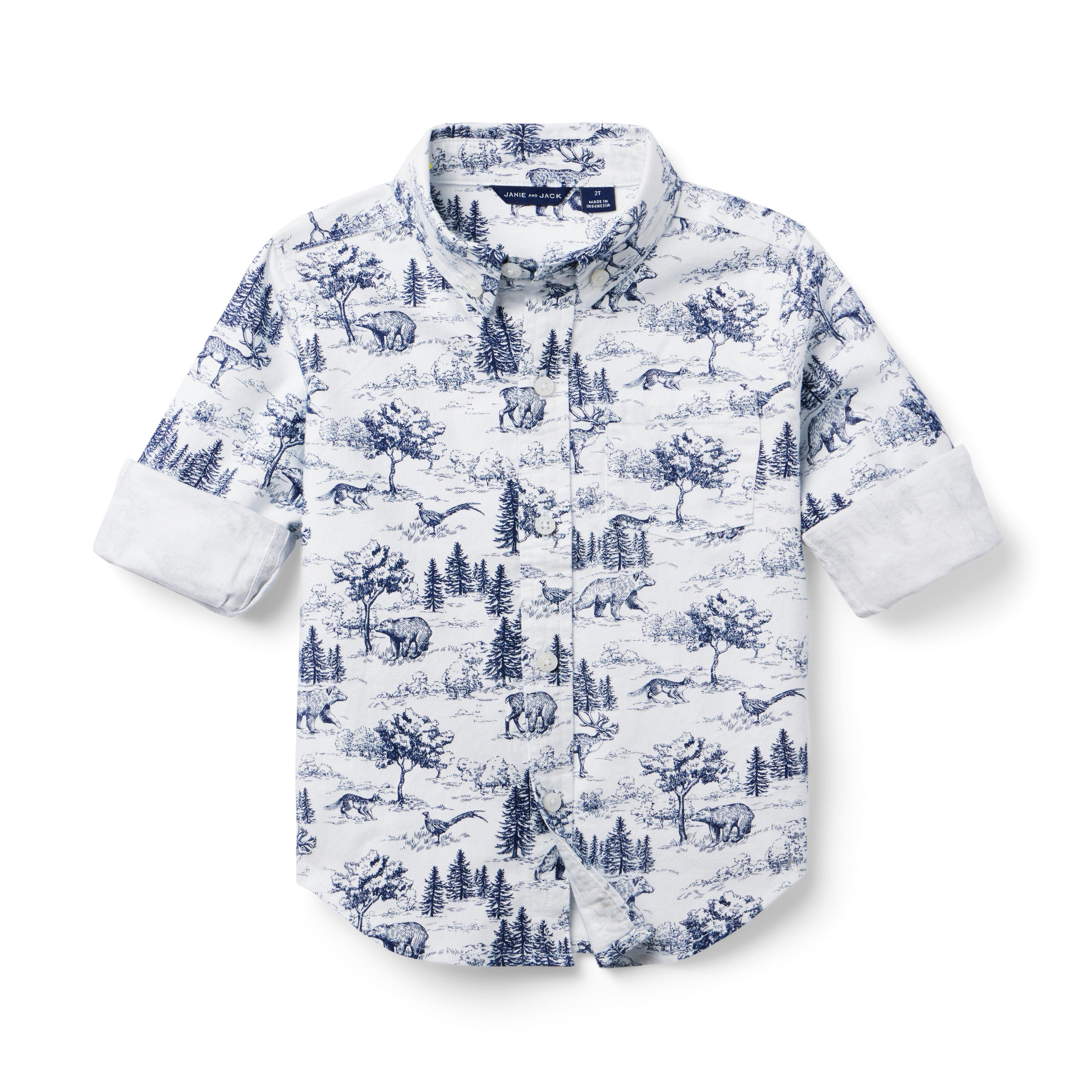 The Woodland Toile Flannel Shirt image number 2