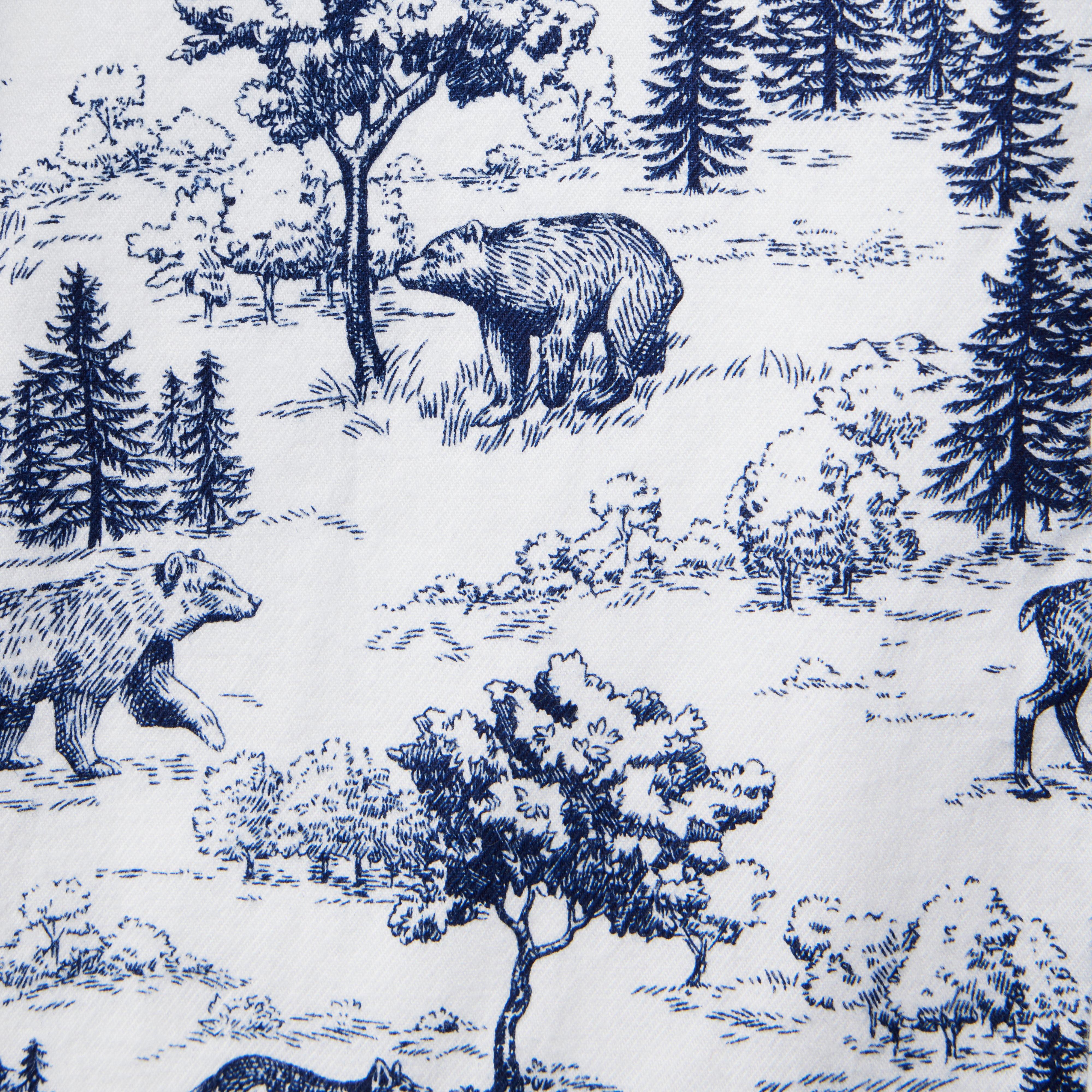 The Woodland Toile Flannel Shirt image number 3