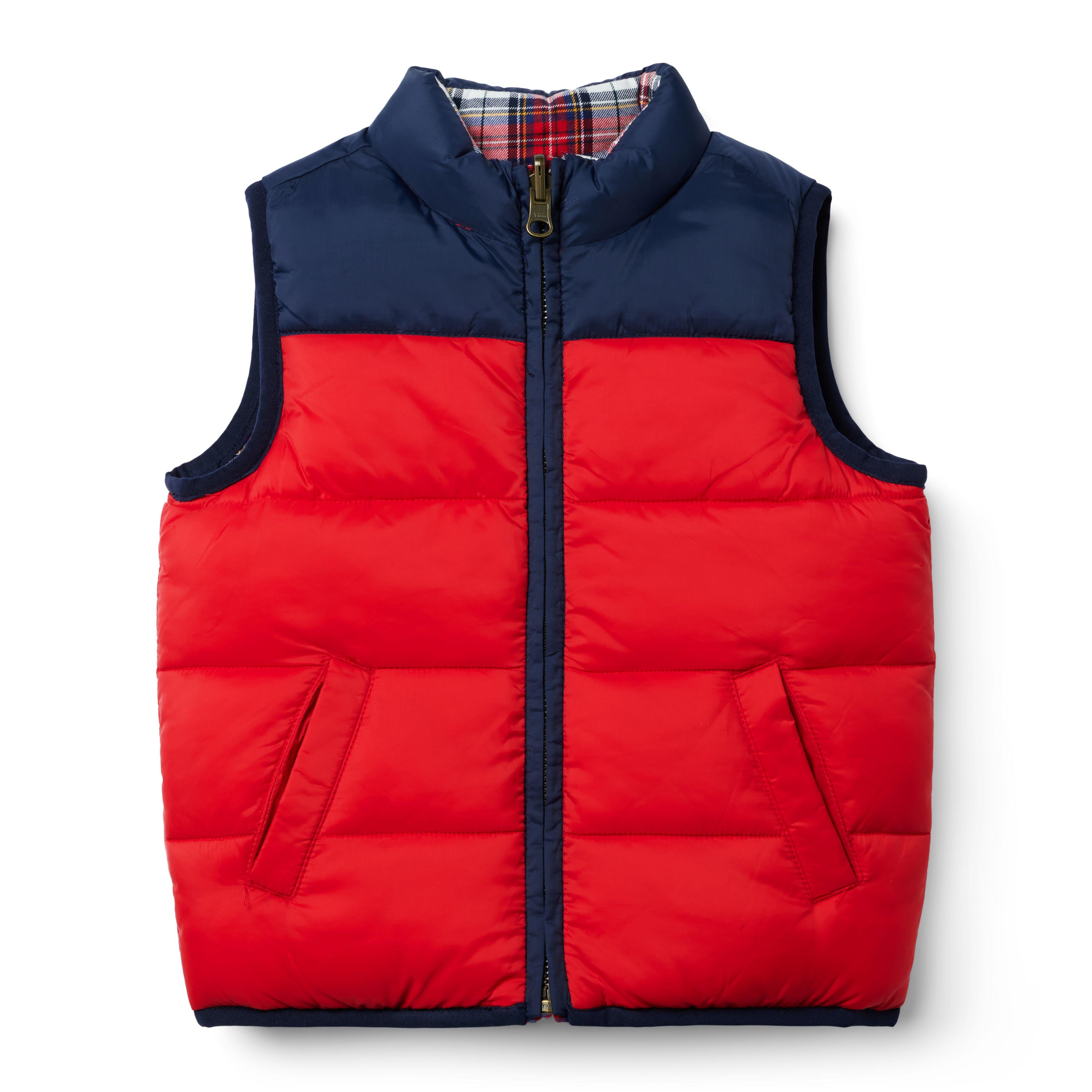 The Reversible Tartan Puffer Vest