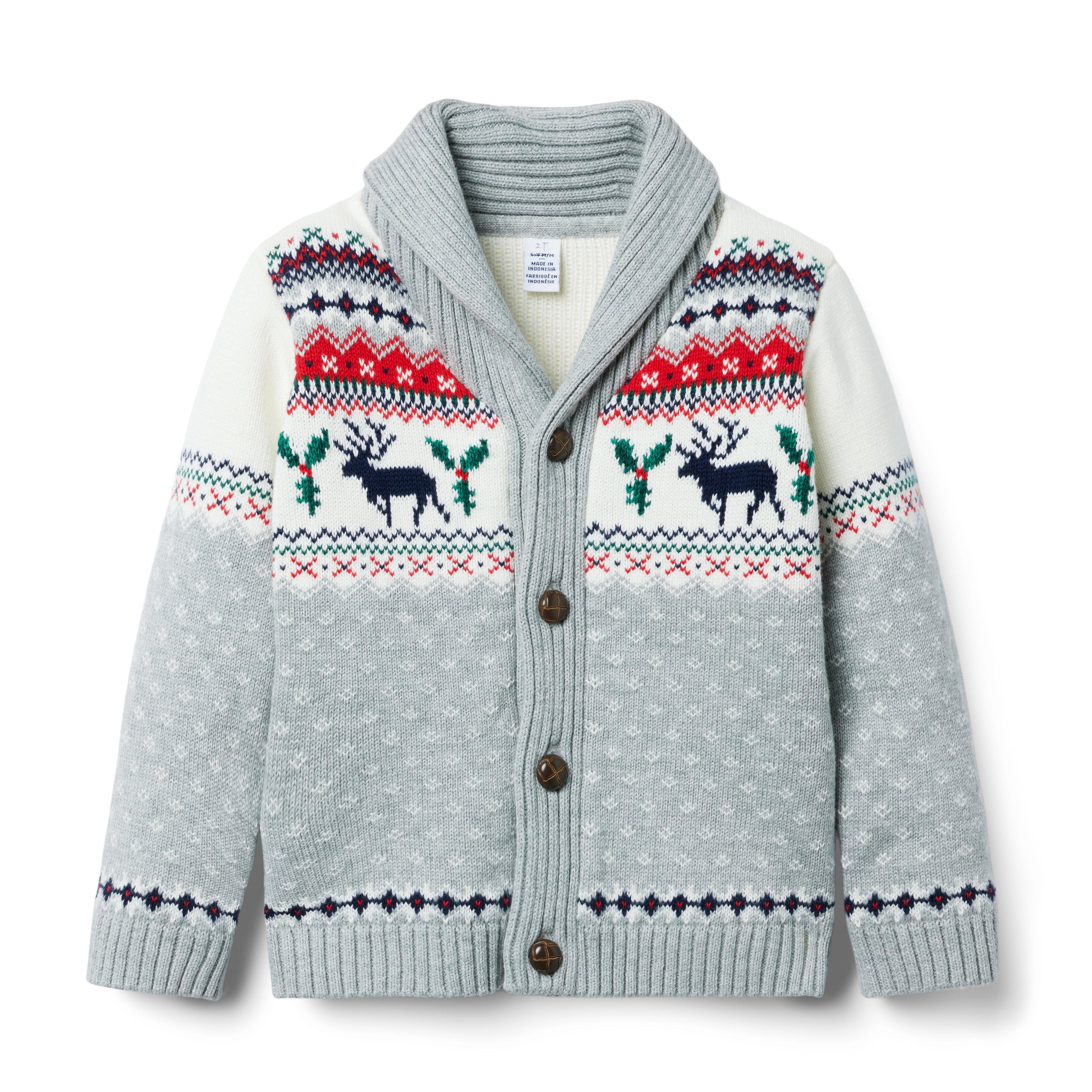 The Reindeer Fair Isle Cardigan 