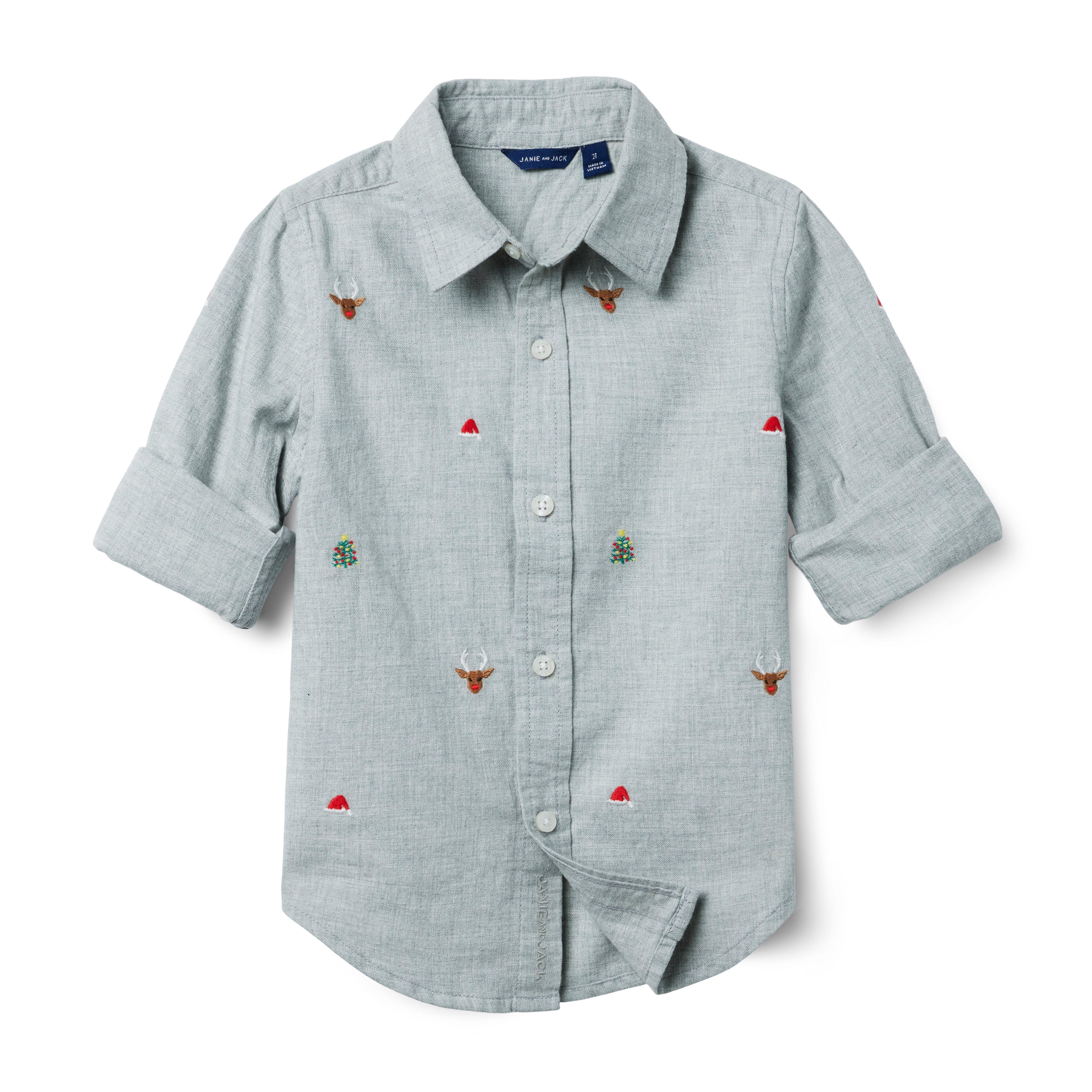 Embroidered Flannel Shirt image number 2