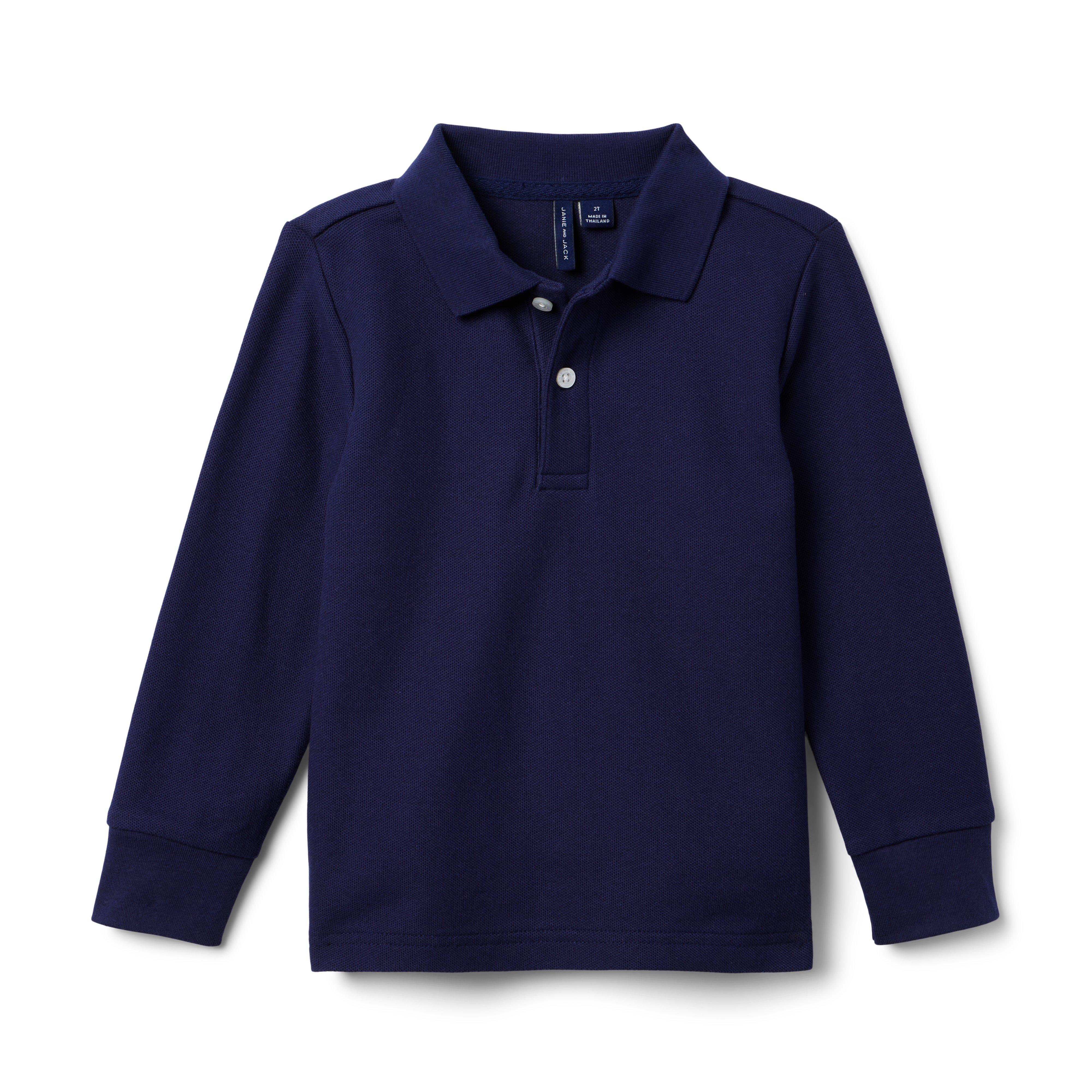 The Long Sleeve Pique Polo image number 0