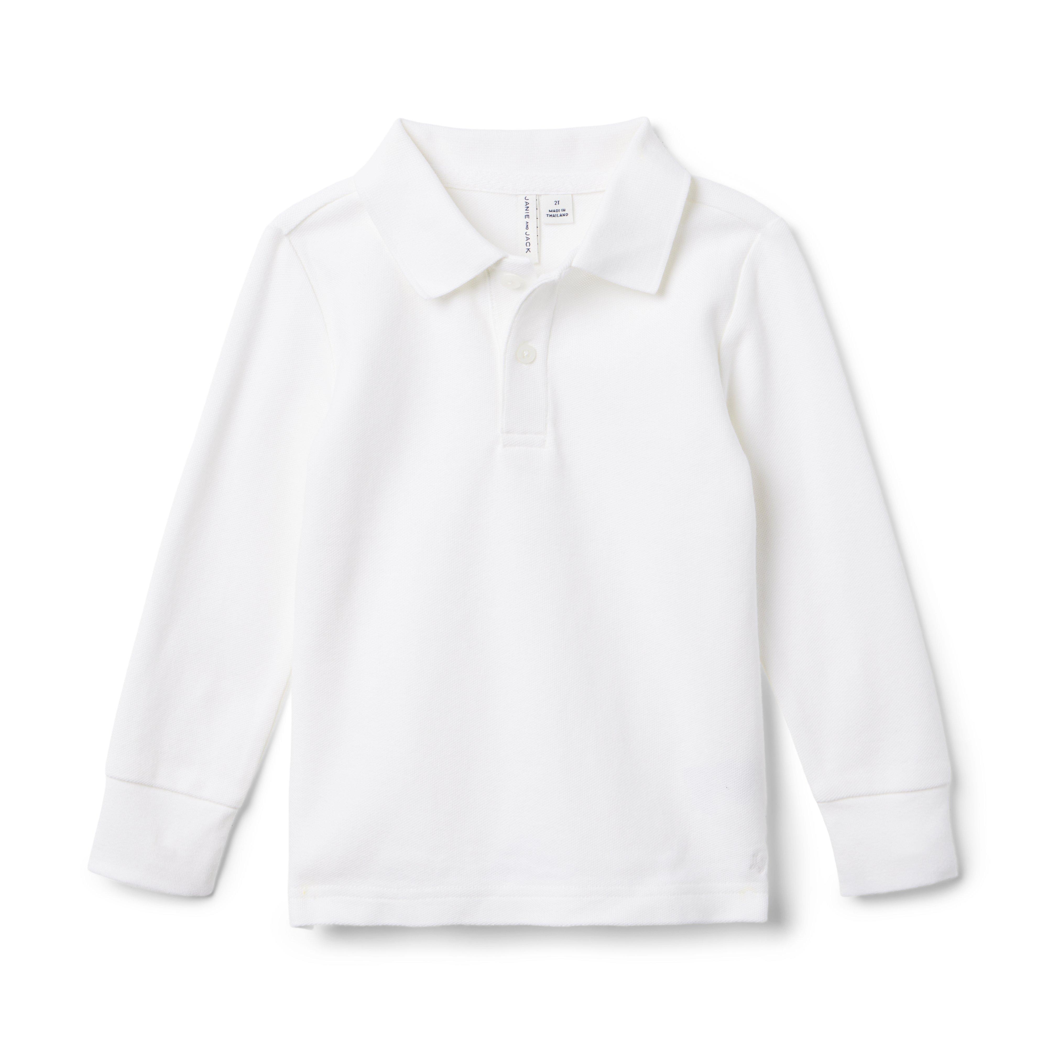The Long Sleeve Pique Polo image number 0
