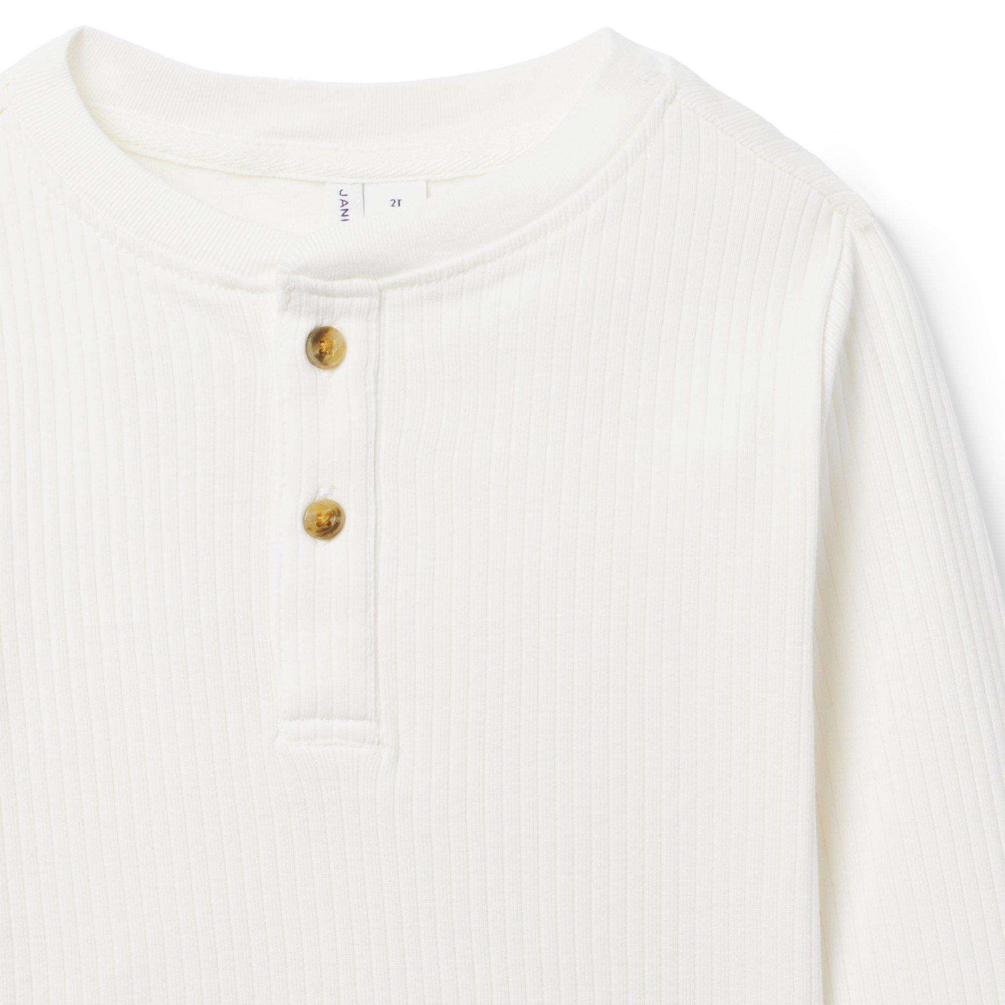 The Ribbed Henley Tee image number 2
