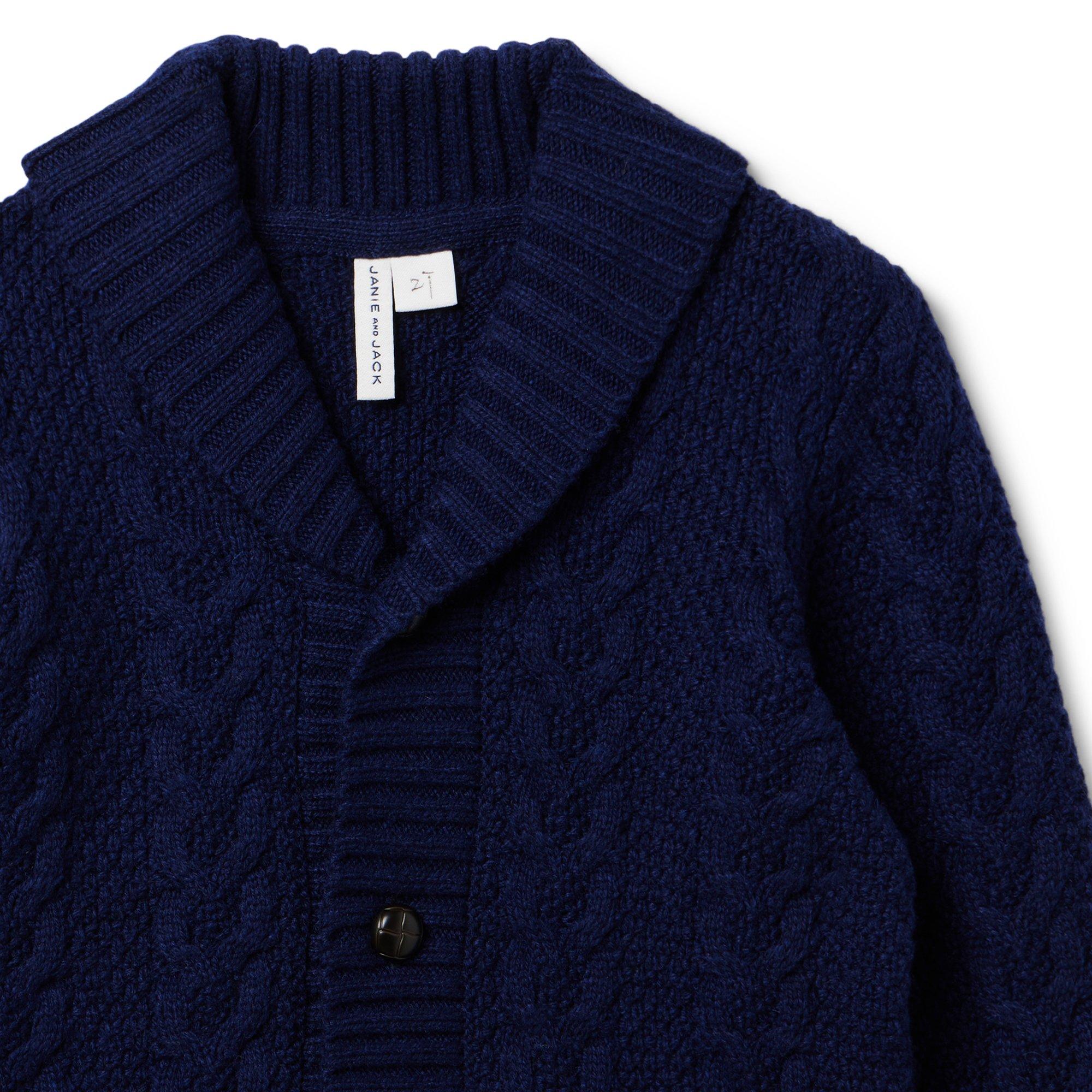 The Cable Shawl Collar Cardigan