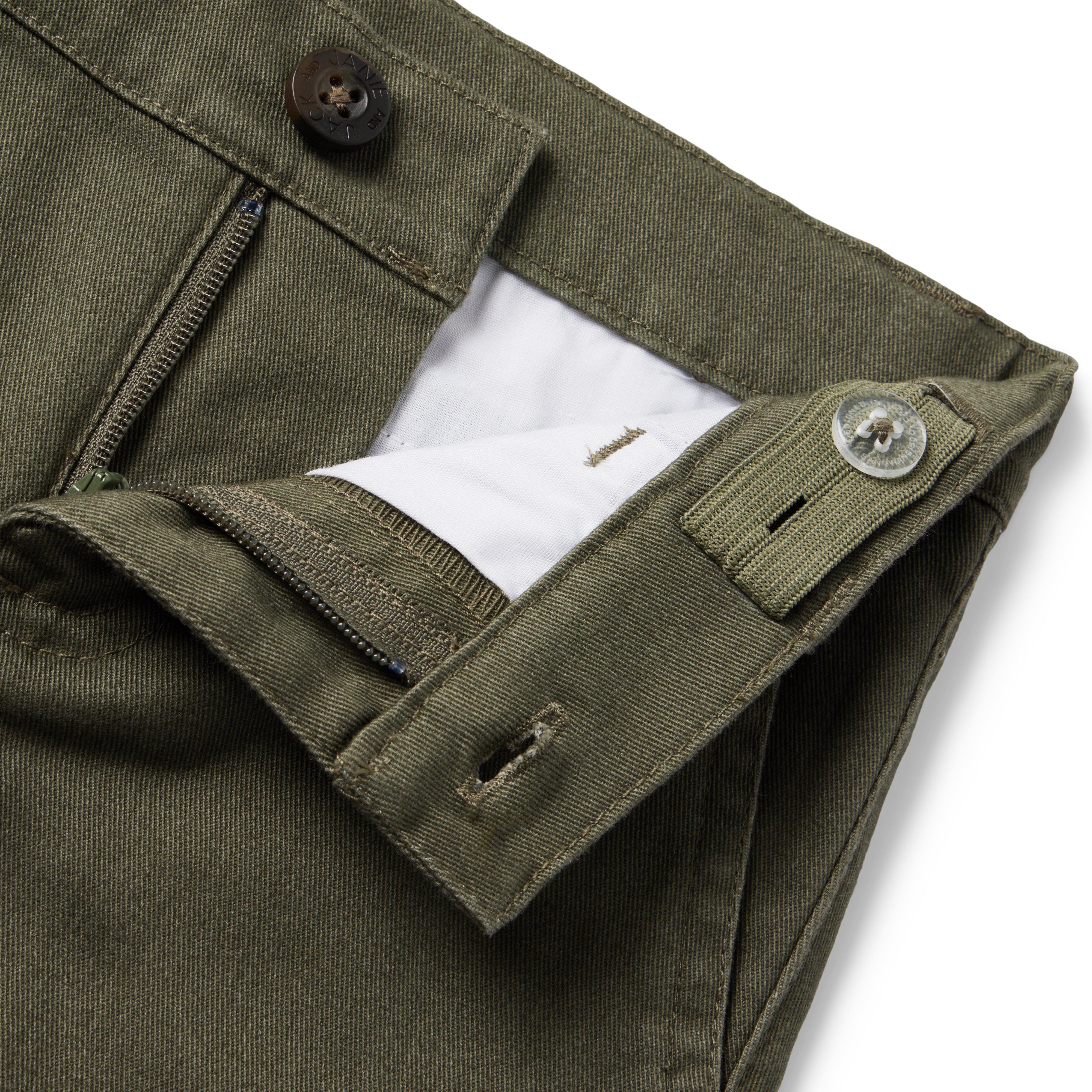 The Button Twill Jogger image number 2